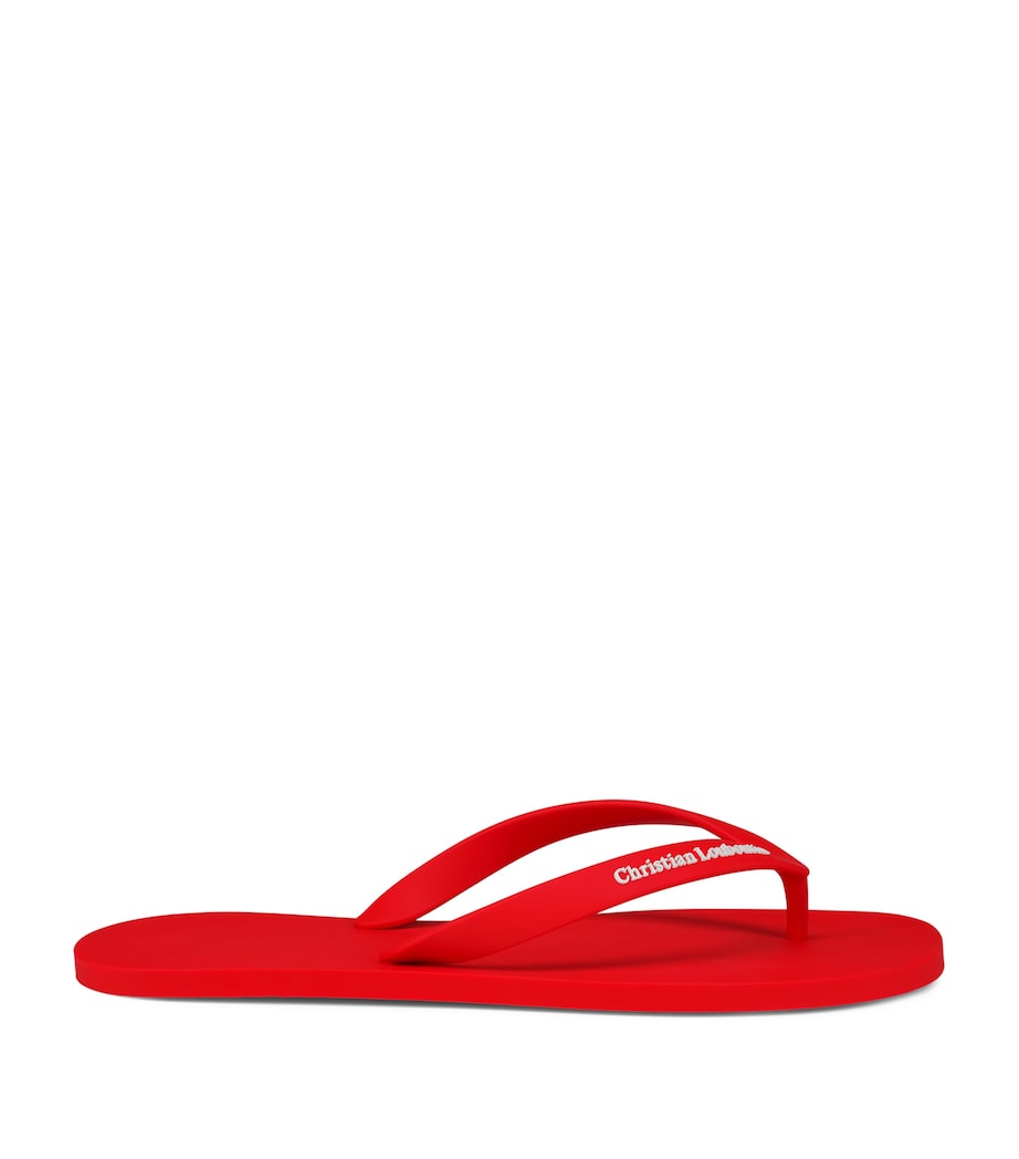 Christian Louboutin The Christian Louboutin Summer Flat Rubber Sandals Image 1