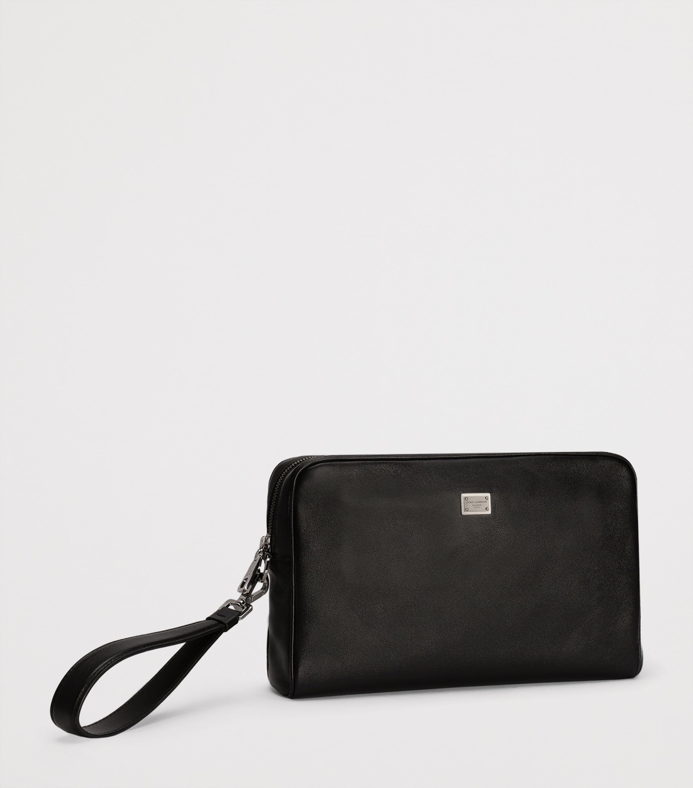 Leather Roma Pouch 80999-BLACK Image 6