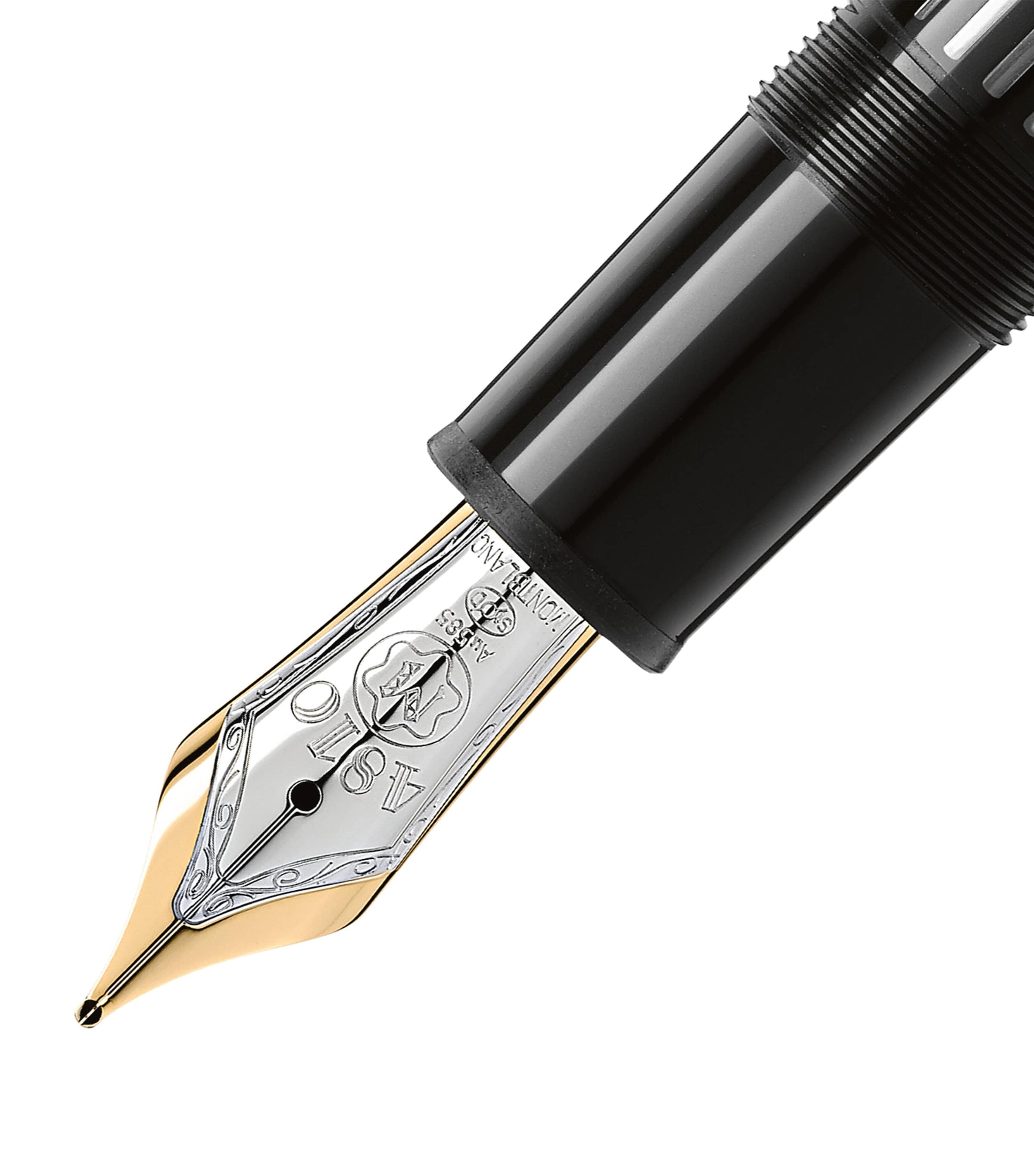 Meisterstück Gold-Coated LeGrand Fountain Pen BLACK Image 4