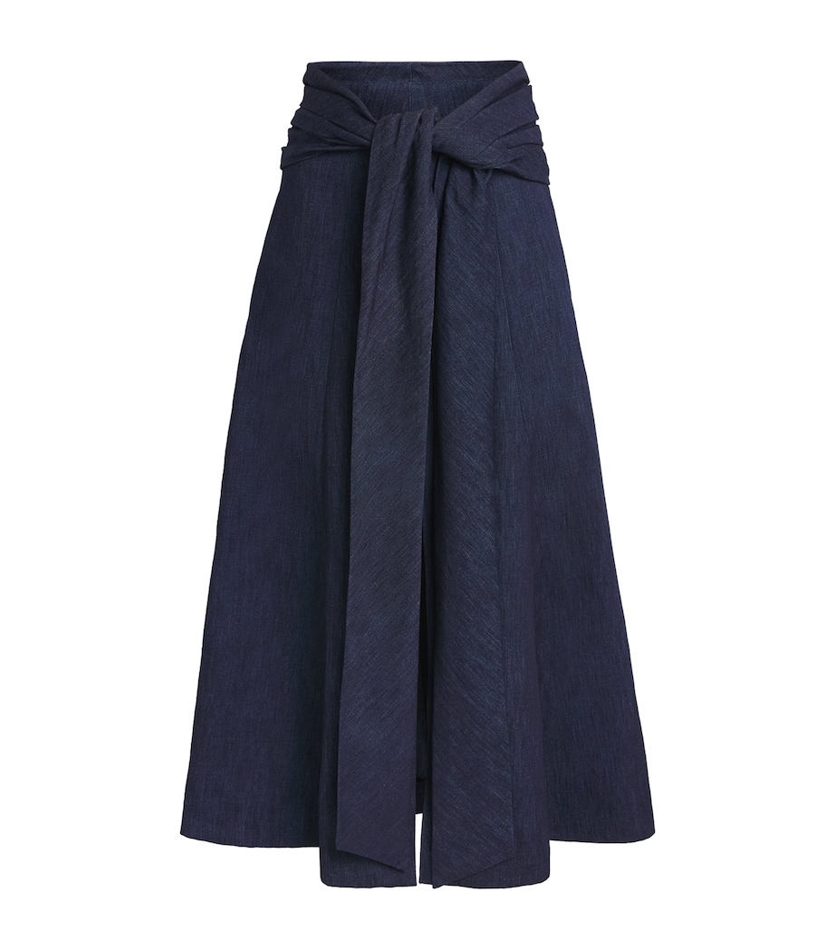 Gabriela Hearst Womens Denim Zivan Maxi Skirt Dnm Denim Image 1