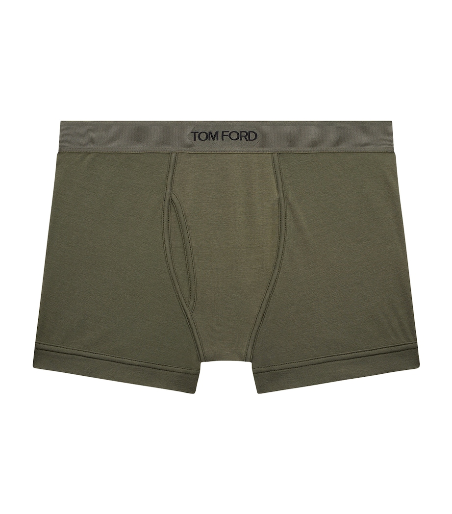 Stretch-Cotton Logo Boxers IS309 Image 1