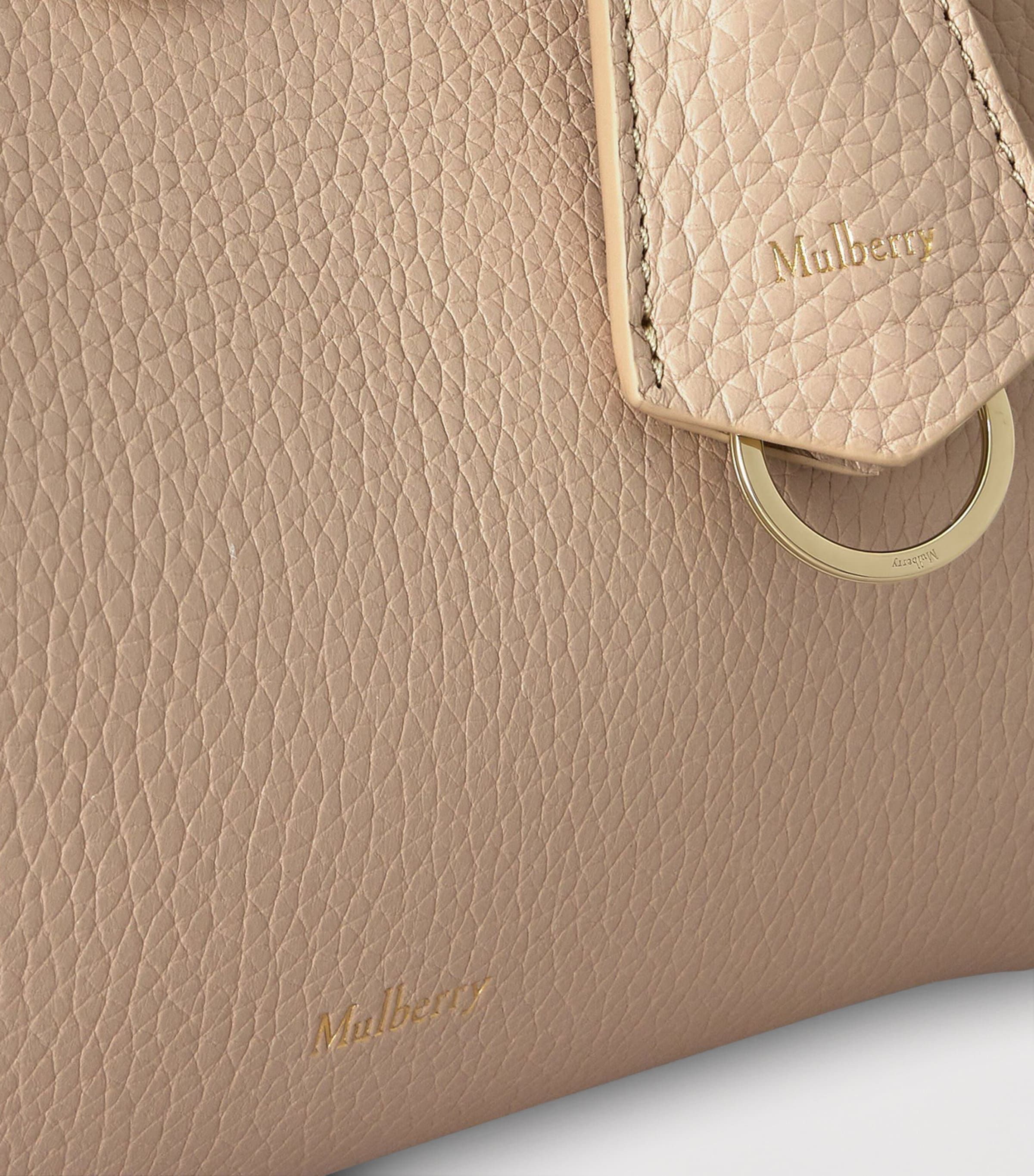 Mulberry Small Leather Iris Shoulder Bag Crumpet Image 5