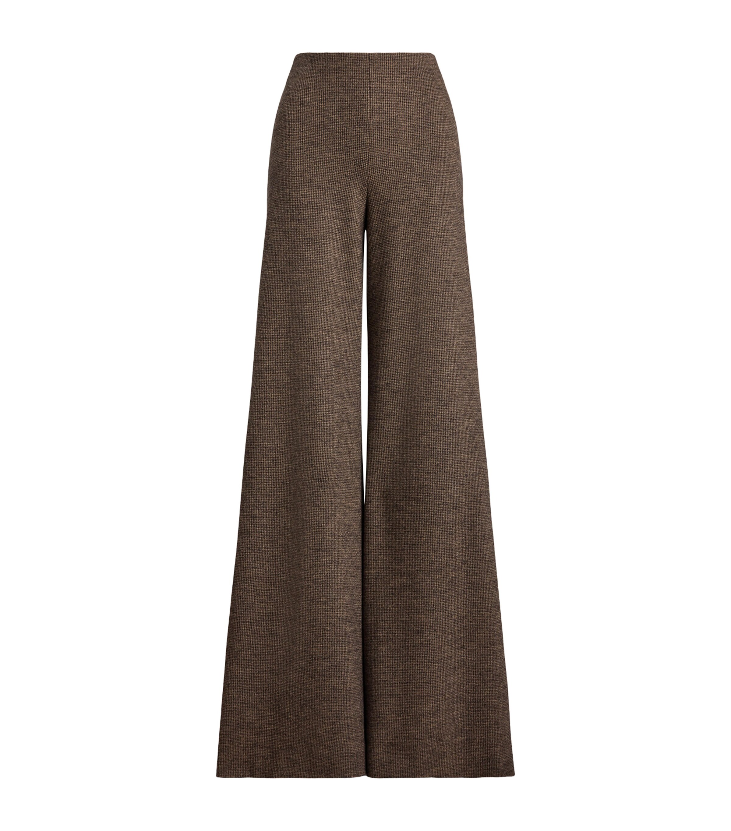 Ralph Lauren Collection Wool Tick-Weave Jersey Isaiah Trousers | Women Clothing | Trousers | Tailored Trousers | Workwear | Women New In | Designers | Ralph Lauren | Ralph Lauren Collection