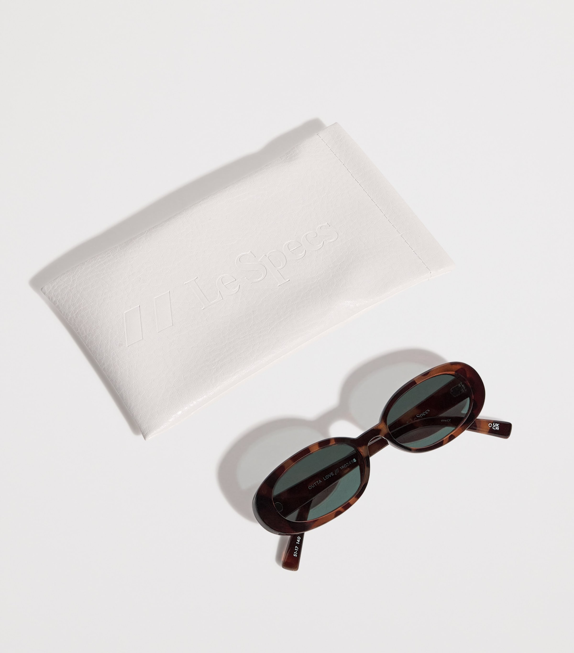 Oval Outta Love Sunglasses TORT Image 4