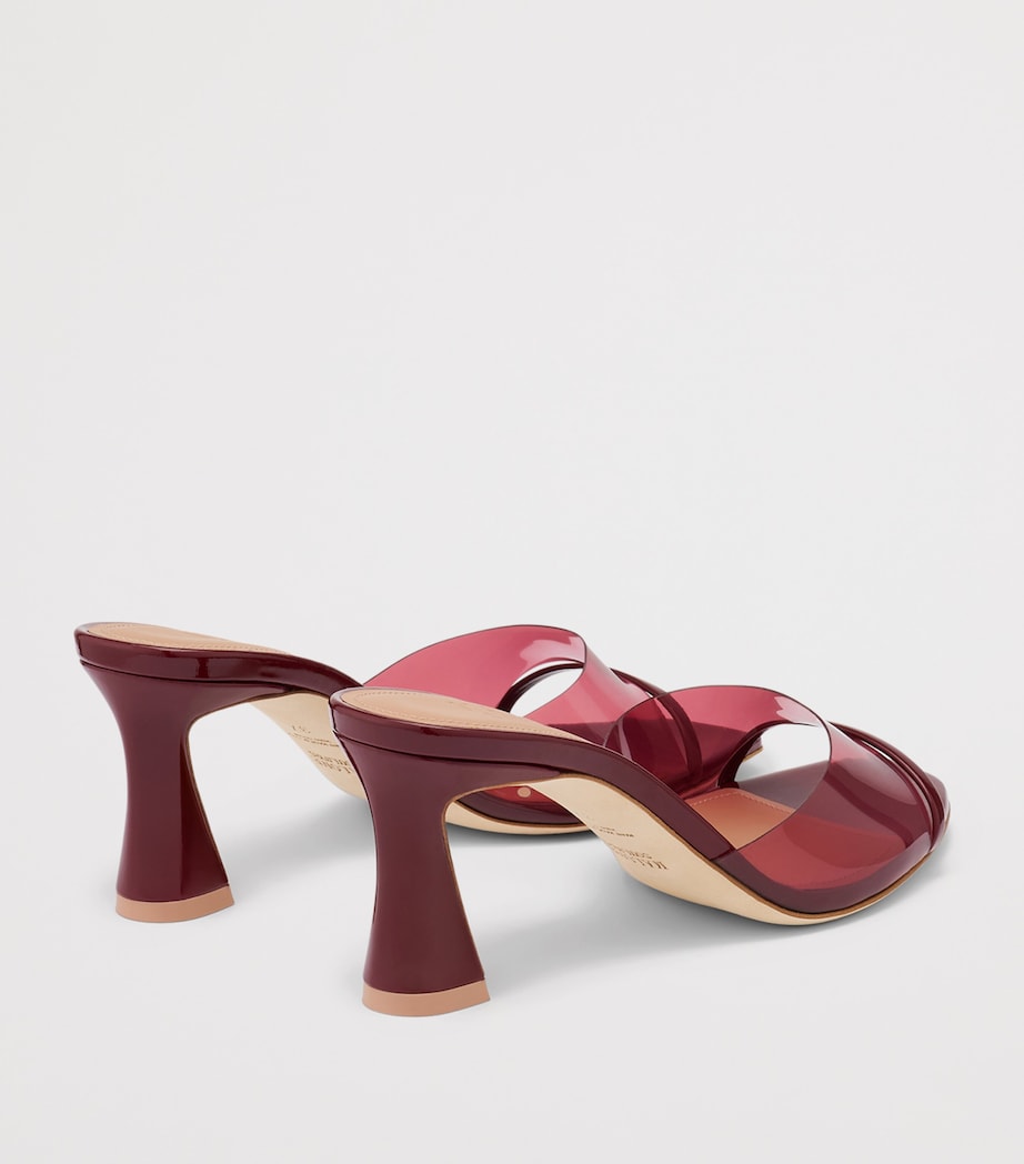 Malone Souliers Patent Leather Roxanne Heeled Mules 70 Rosewood Image 4