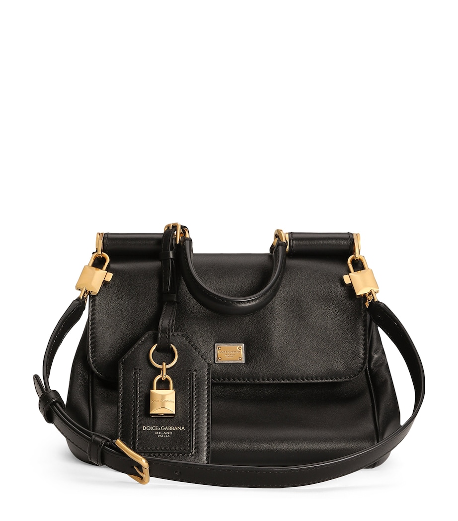 Leather My Sicily Top-Handle Bag 80999-BLACK Image 1