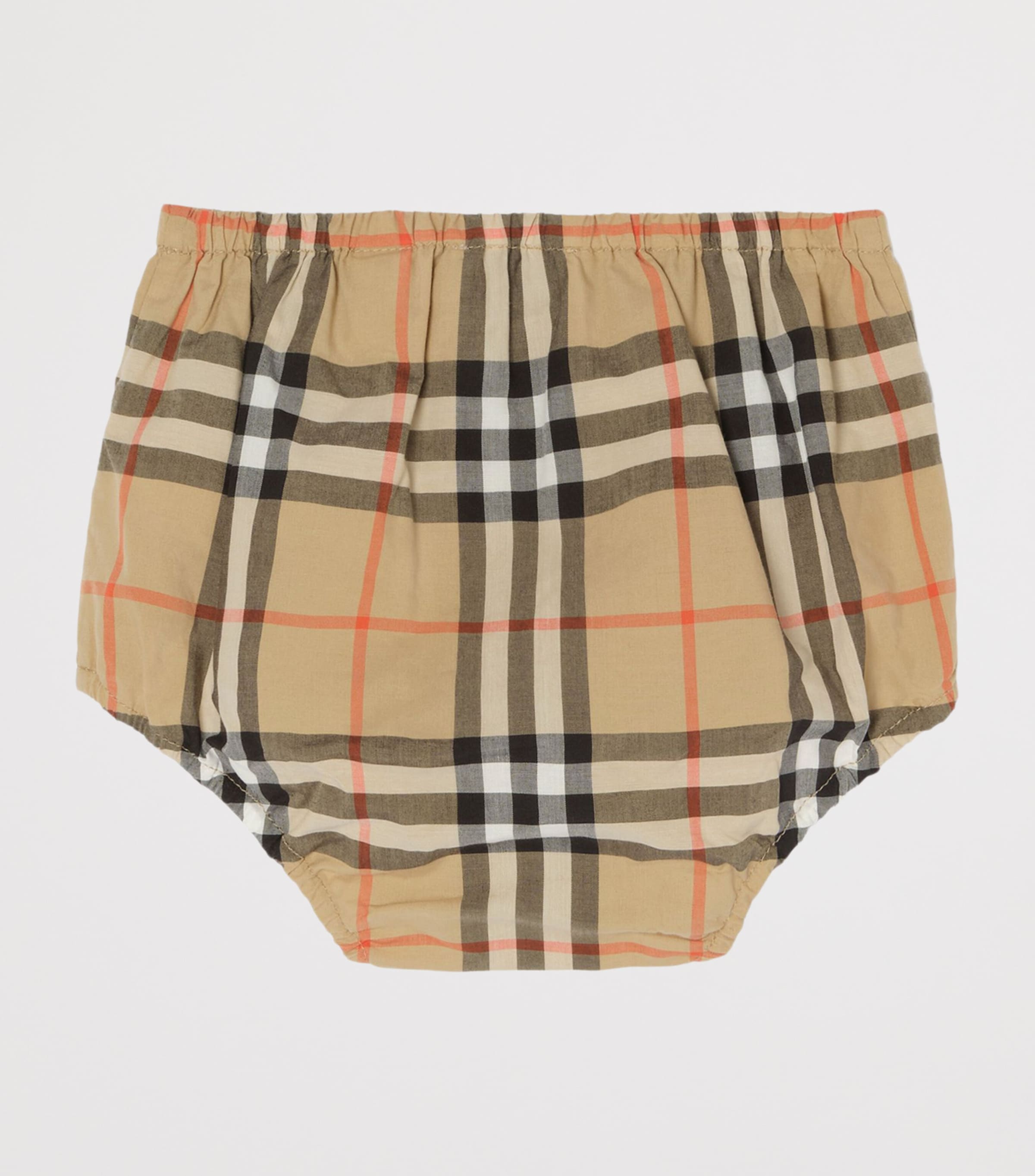 Burberry Kids Check-Trim Dress and Bloomers Set (1-18 Months) Bouquet Image 5