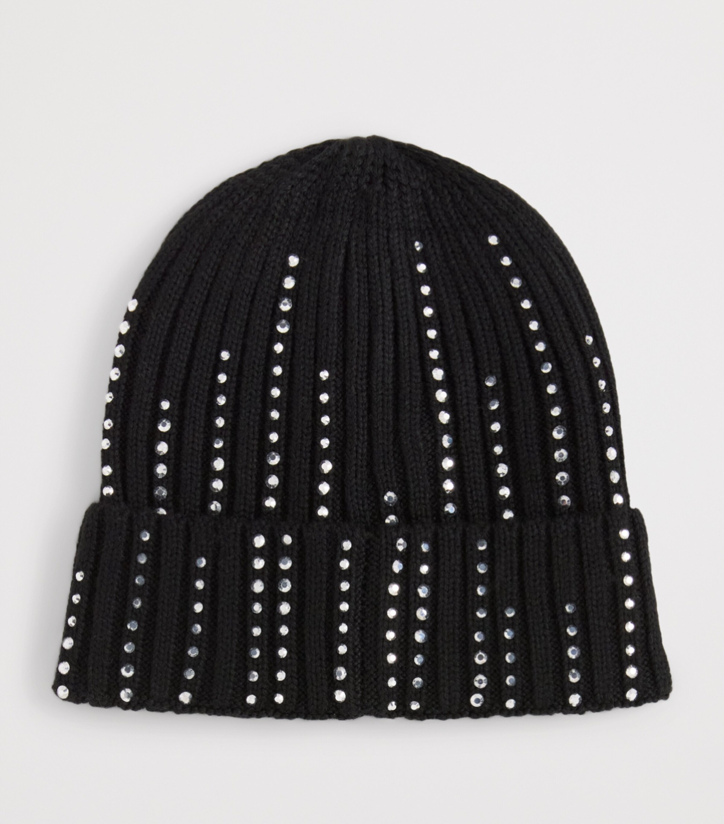 Monnalisa Embellished Knit Hat Nero Image 2