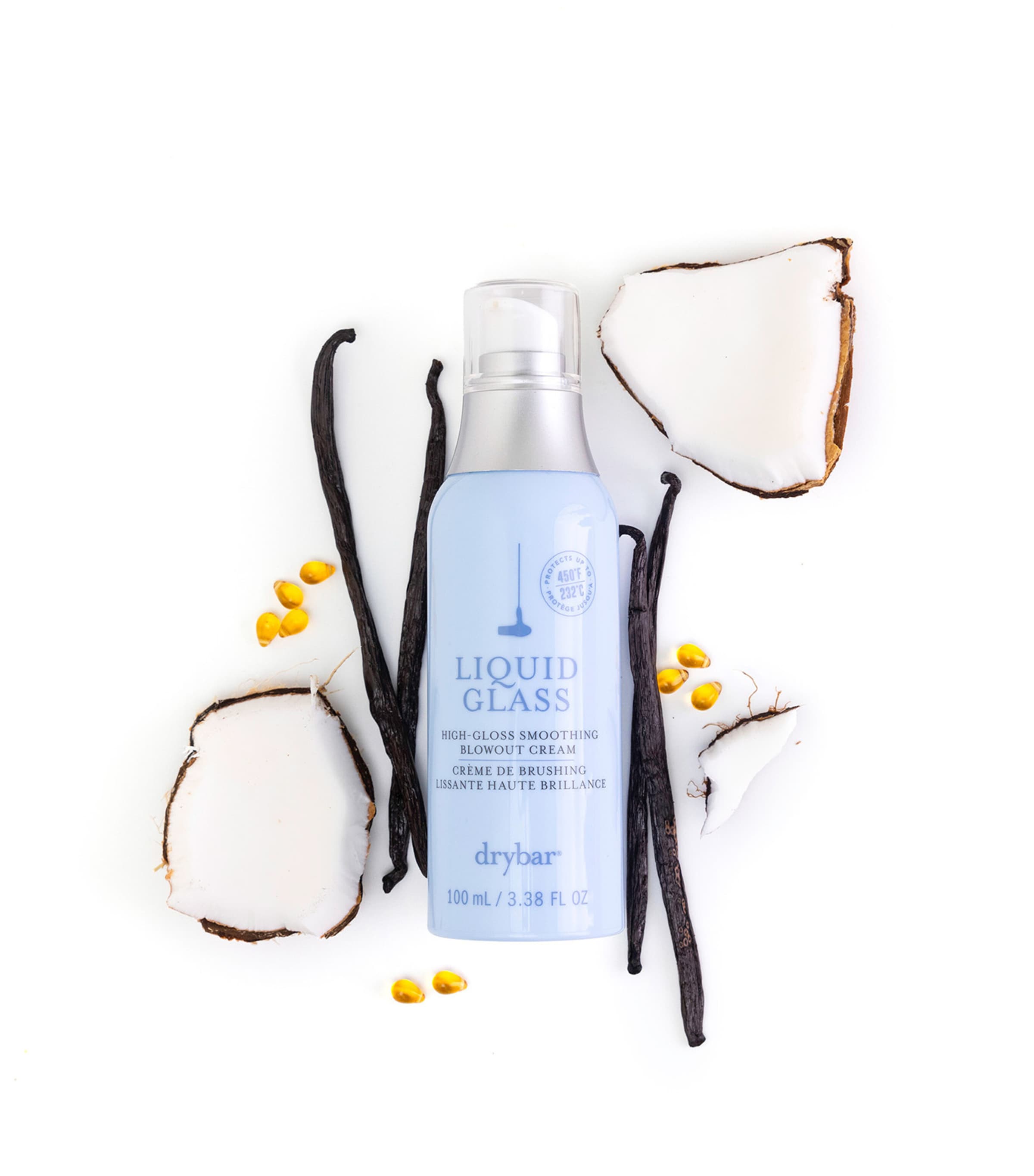 Liquid Glass High-Gloss Smoothing Blowout Cream (100ml) NO COLOUR Image 4