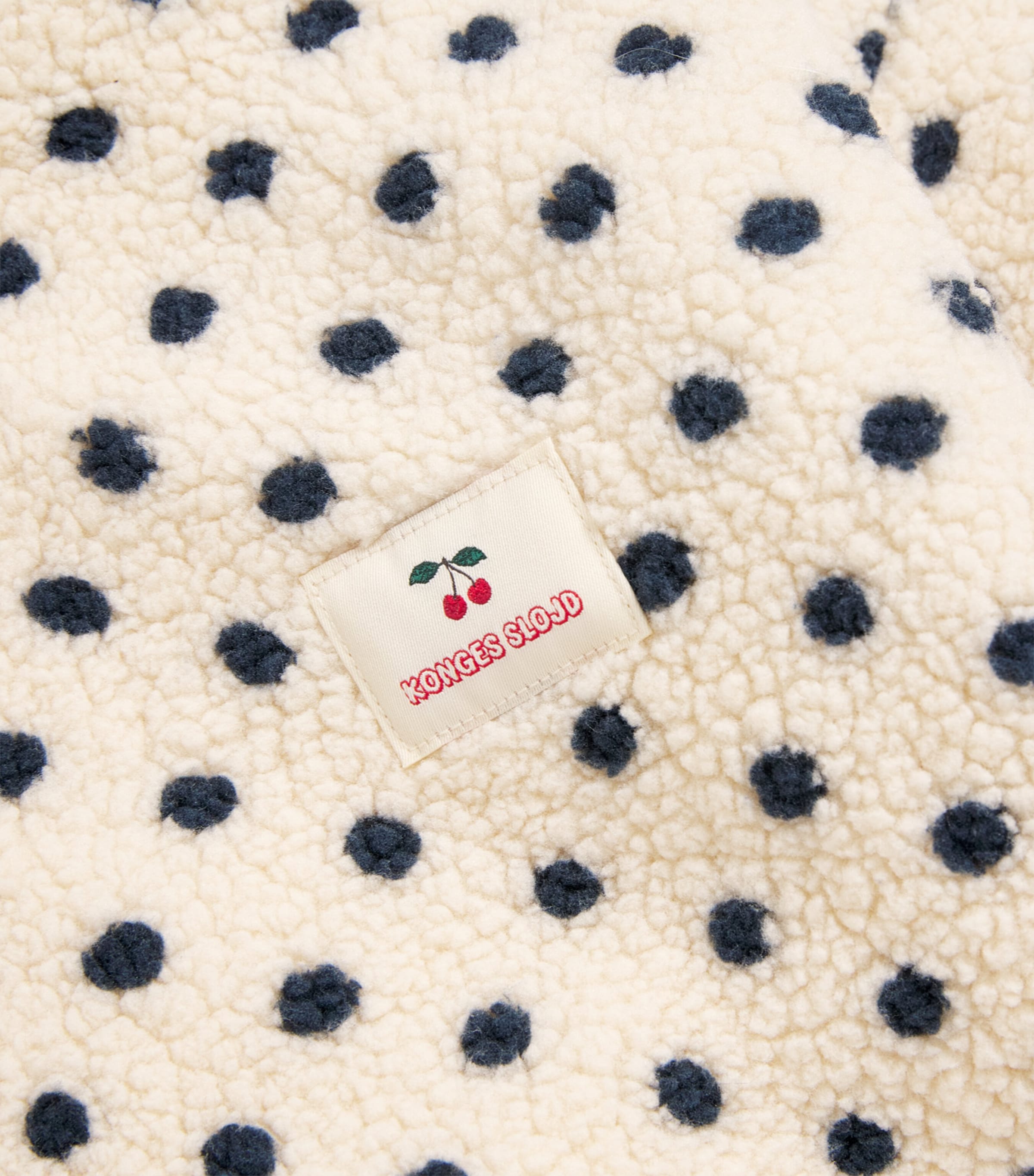KONGES SLOJD Fleece Jody Jacket (9 Months-10 Years) Dot Lumiere Image 3