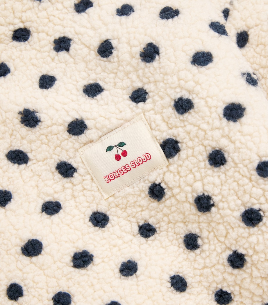 KONGES SLOJD Fleece Jody Jacket (9 Months-10 Years) Dot Lumiere Image 3