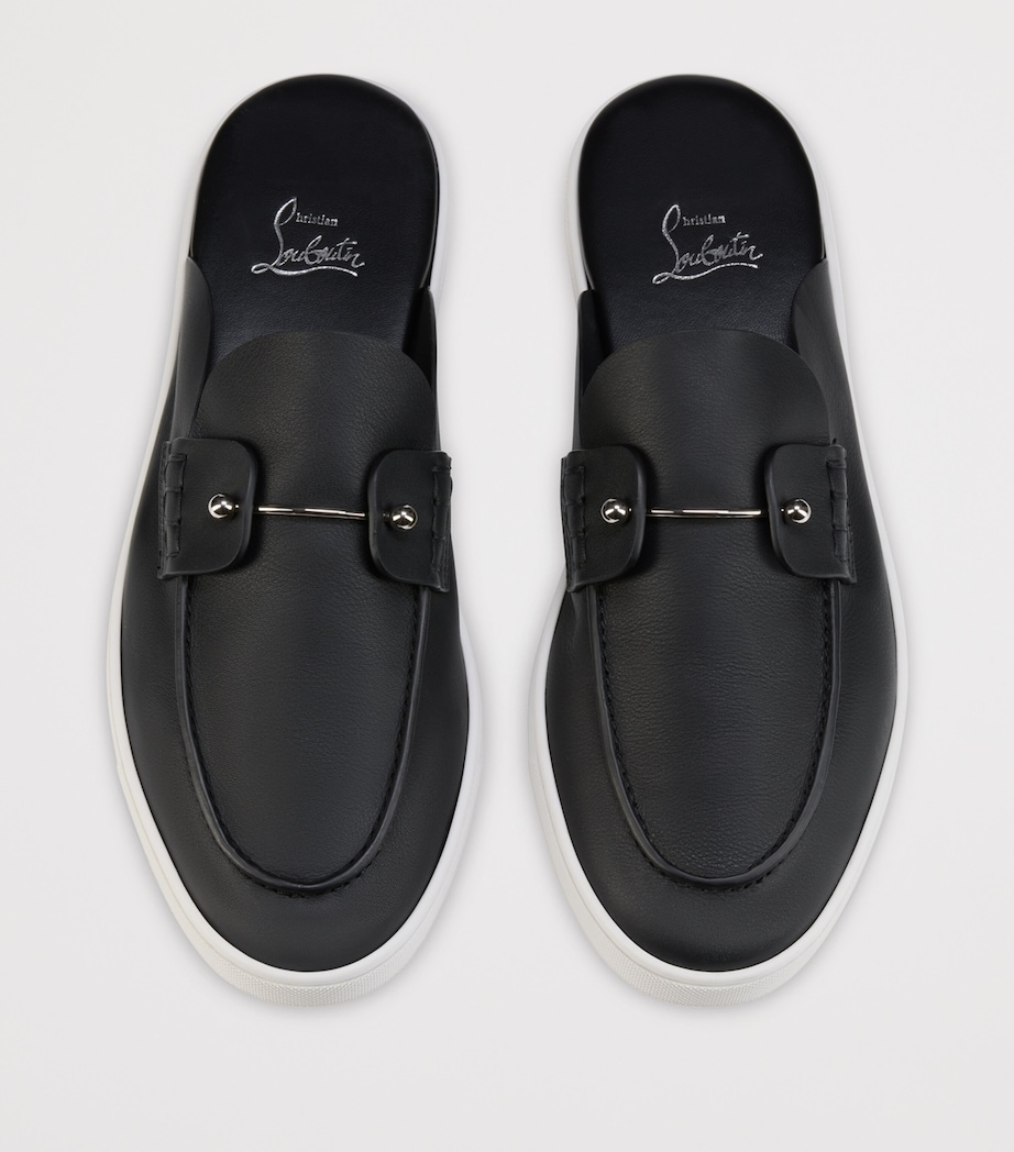 Christian Louboutin Chanme Calf Leather Boat Shoes Image 5