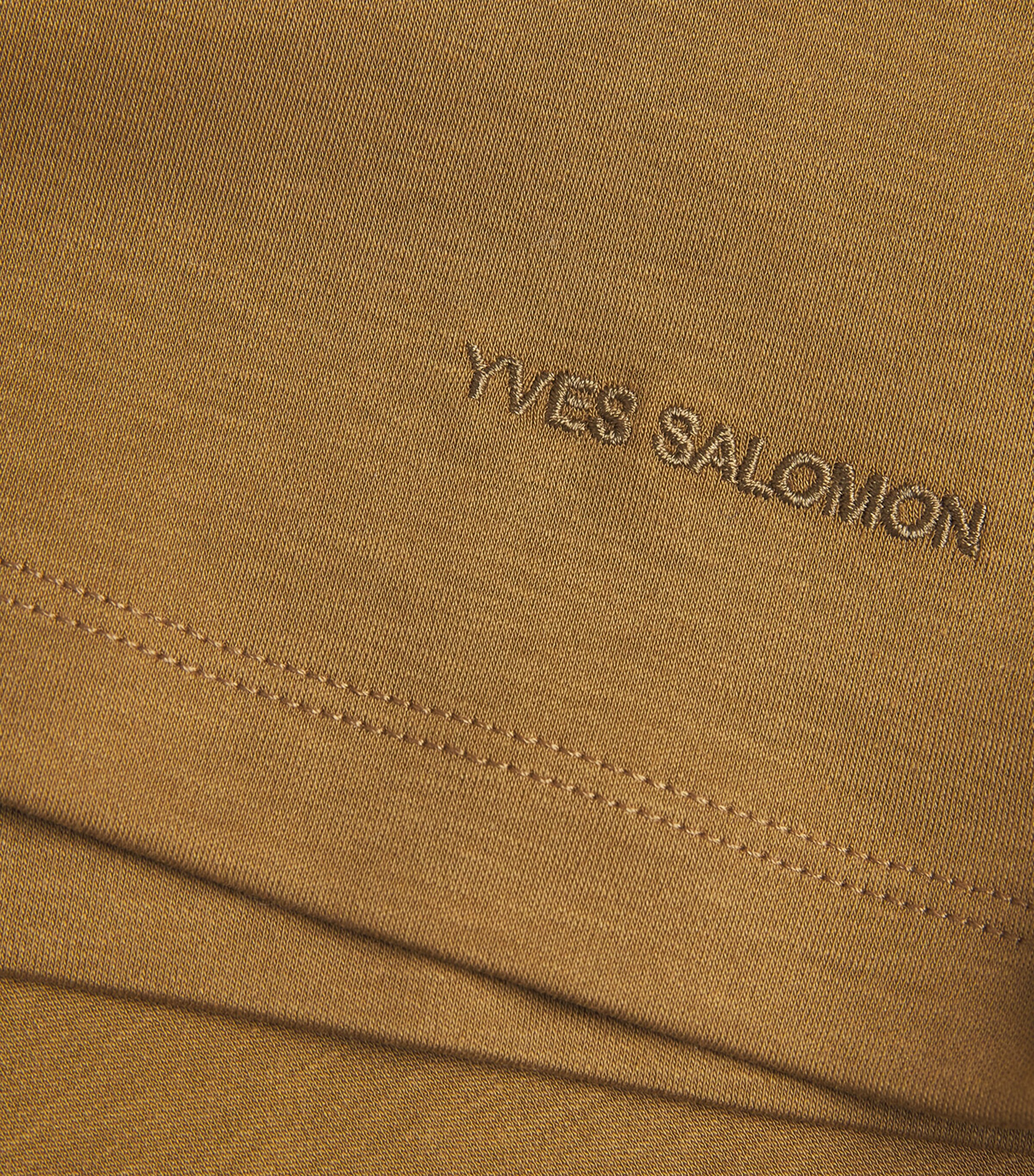 Yves Salomon Womens Pima Cotton-Silk Interlock T-Shirt Image 6