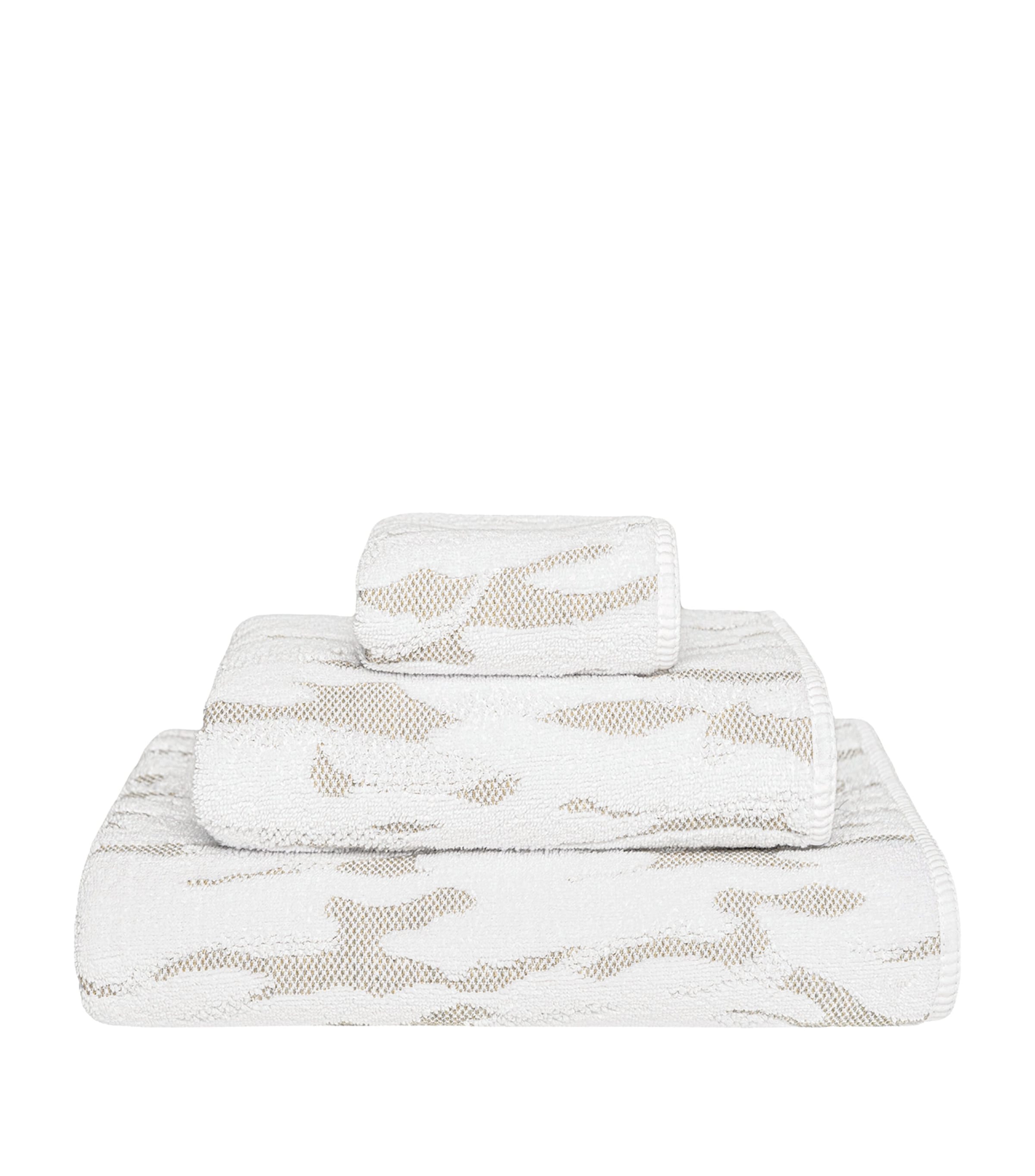 Stratus Washcloth (30cm x 30cm) WHITE Image 1