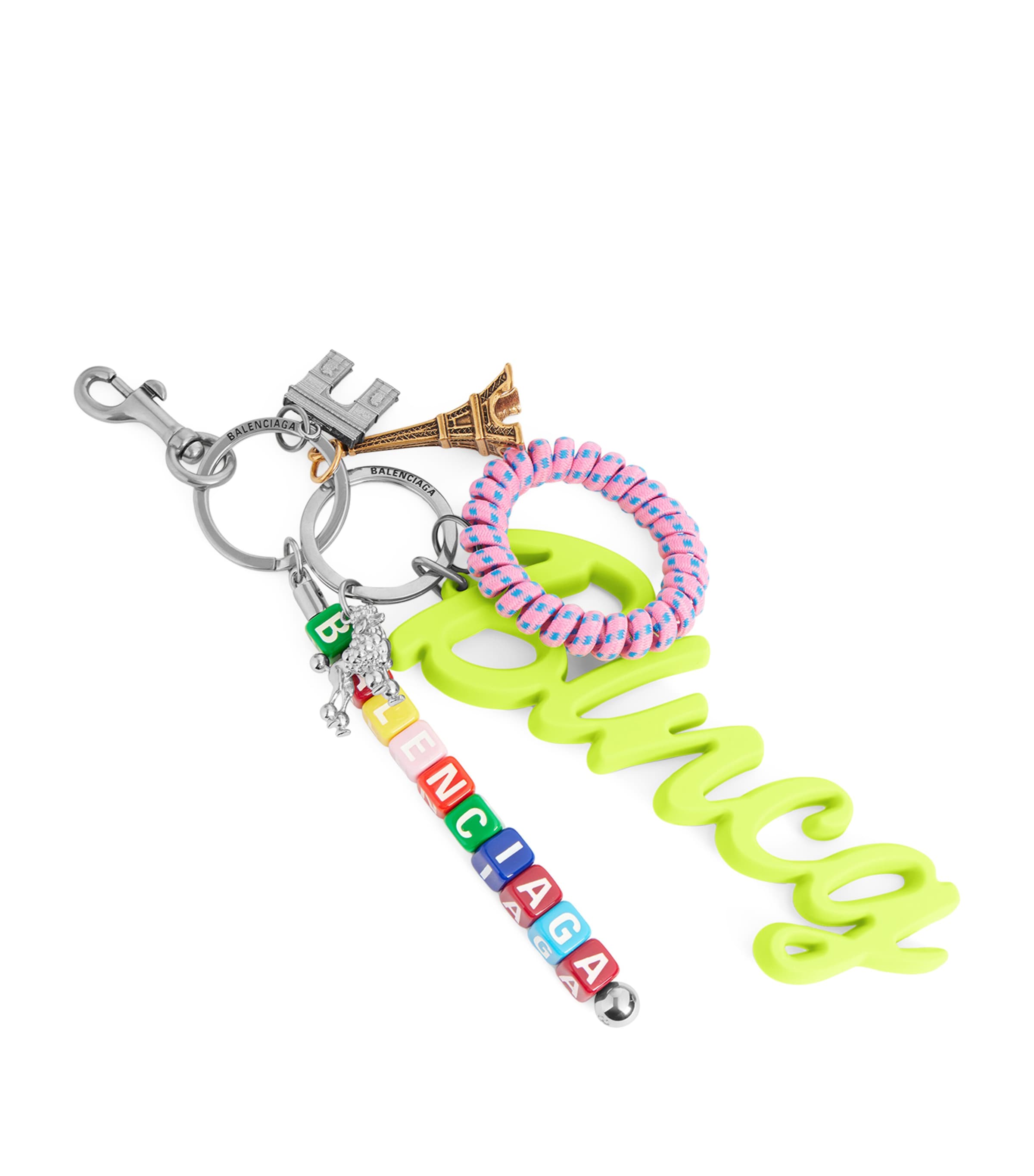 【BALENCIAGA】Charm/keychain London チャーム/キーリング Balenciaga London Keyring | Harrods US