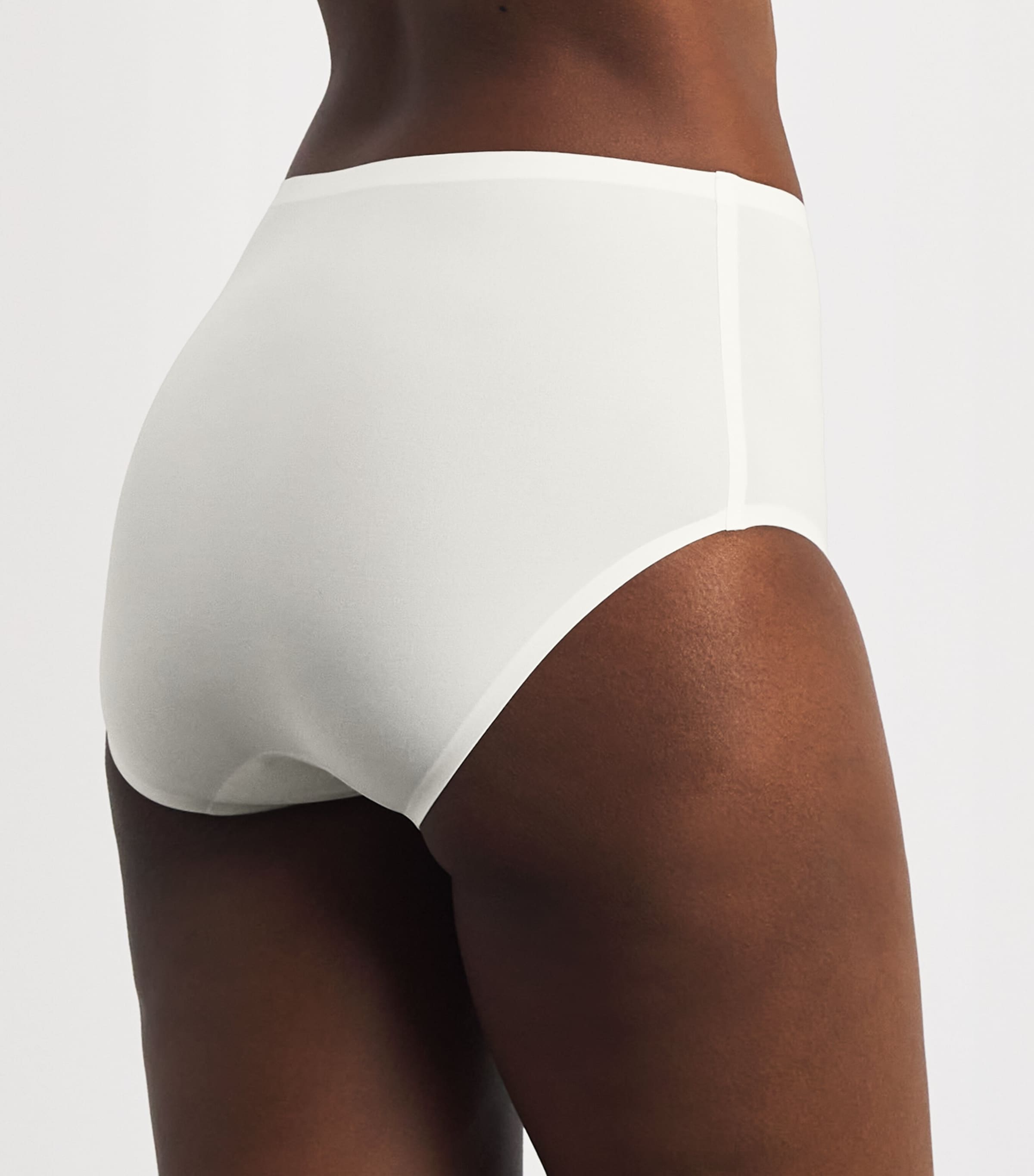 Chantelle Womens SoftStretch High-Waist Briefs Ivory Image 3