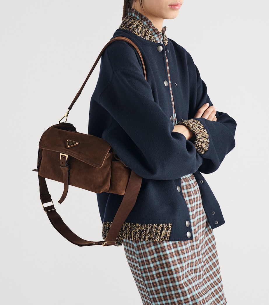 Wool-Cashmere Bomber Jacket F0008 Image 6