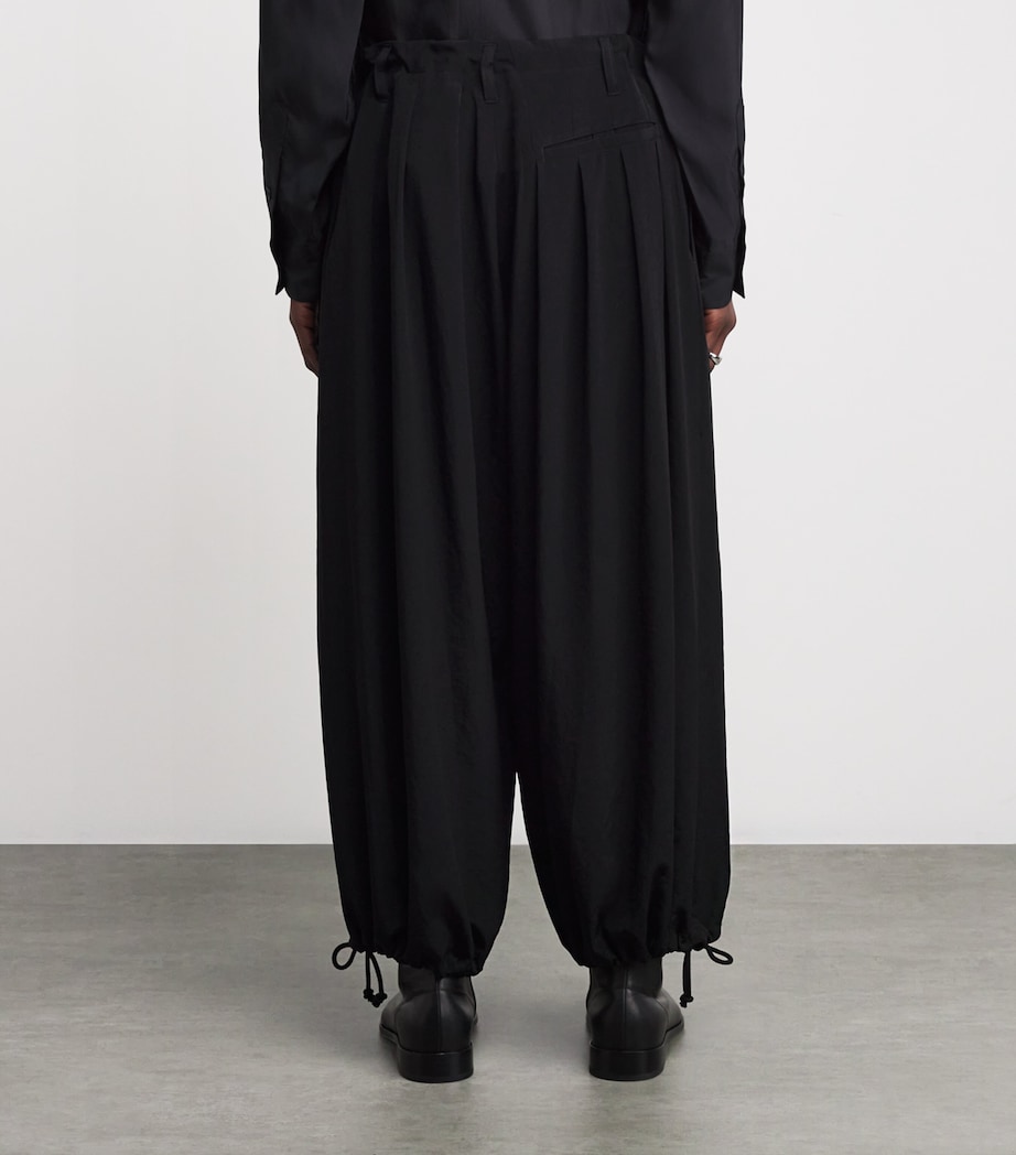 Tuxedo Standard Balloon Trousers BLACK Image 4