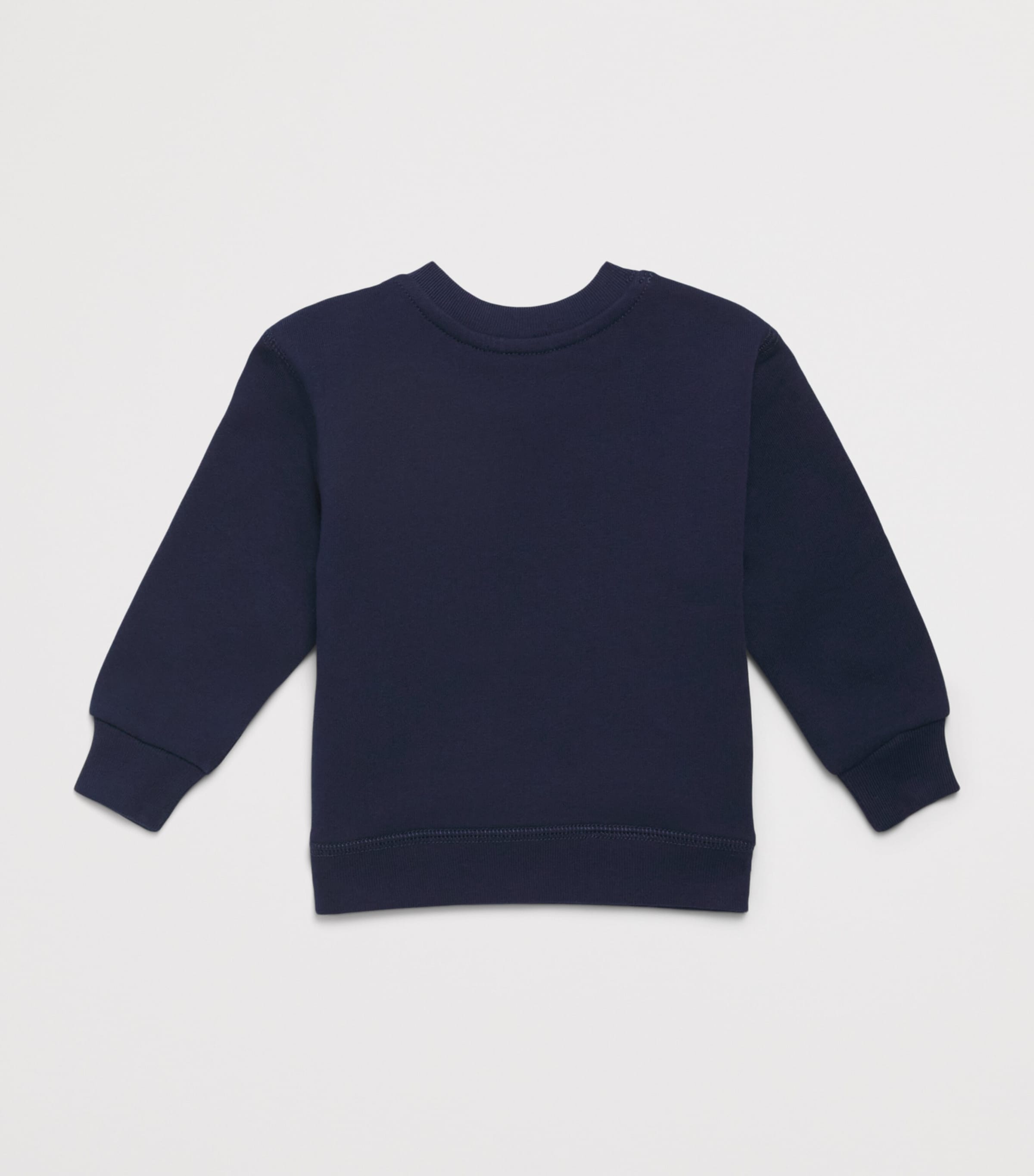 Ralph Lauren Kids Polo Player Sweatshirt (3-24 Months) Cruise Navy Image 2