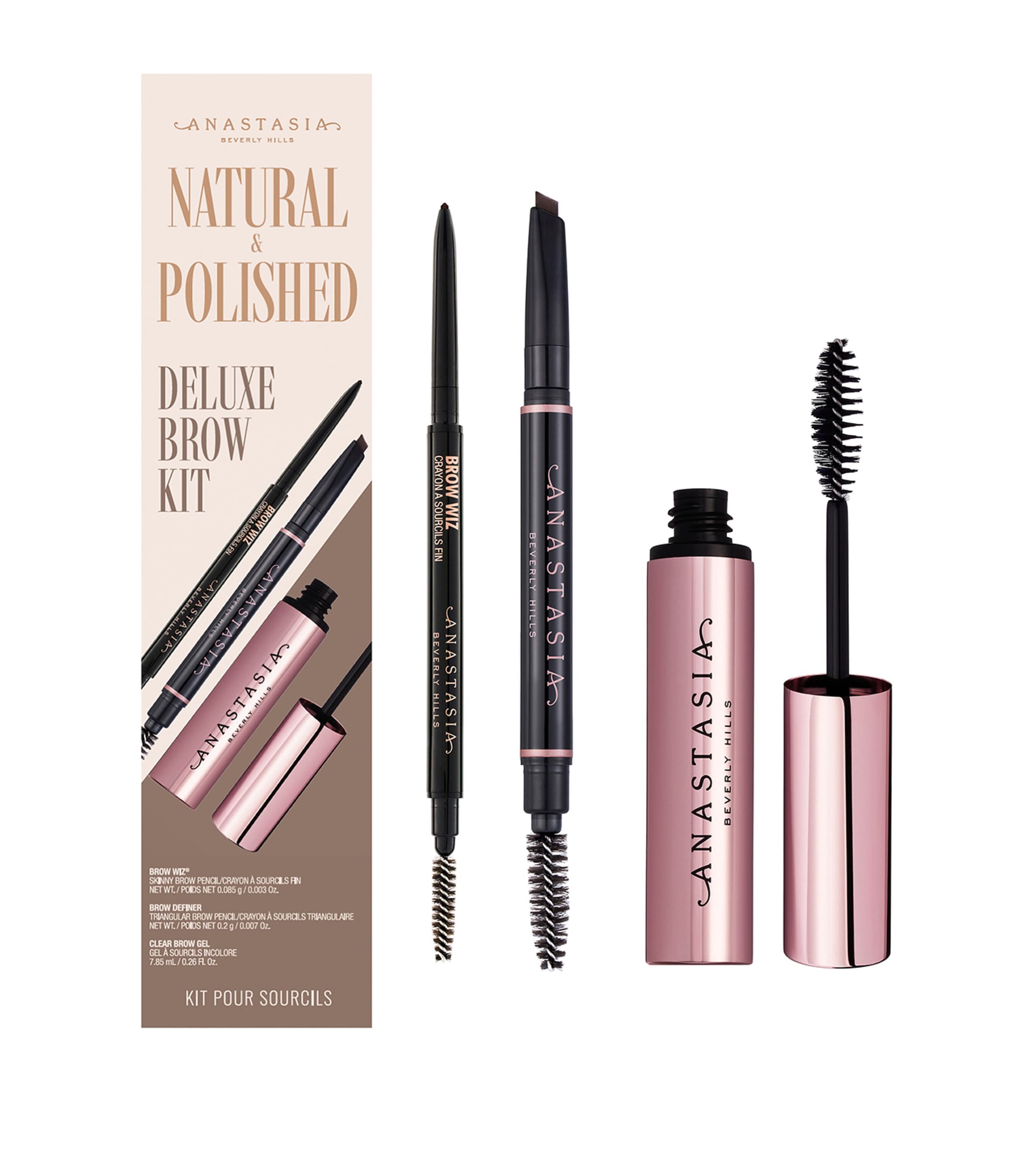 Shop Anastasia Beverly Hills Natural & Polished Deluxe Brow Kit