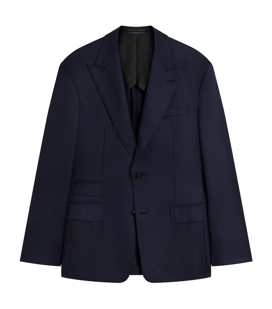 Dunhill Mens Wool Cavendish Blazer Navy Image 1
