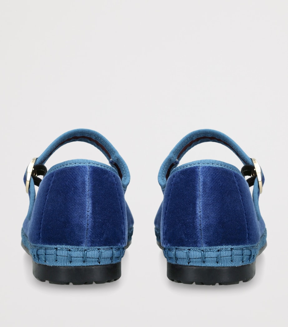 Velvet Alexandra Mary Jane Flats BLUE OTHER Image 2