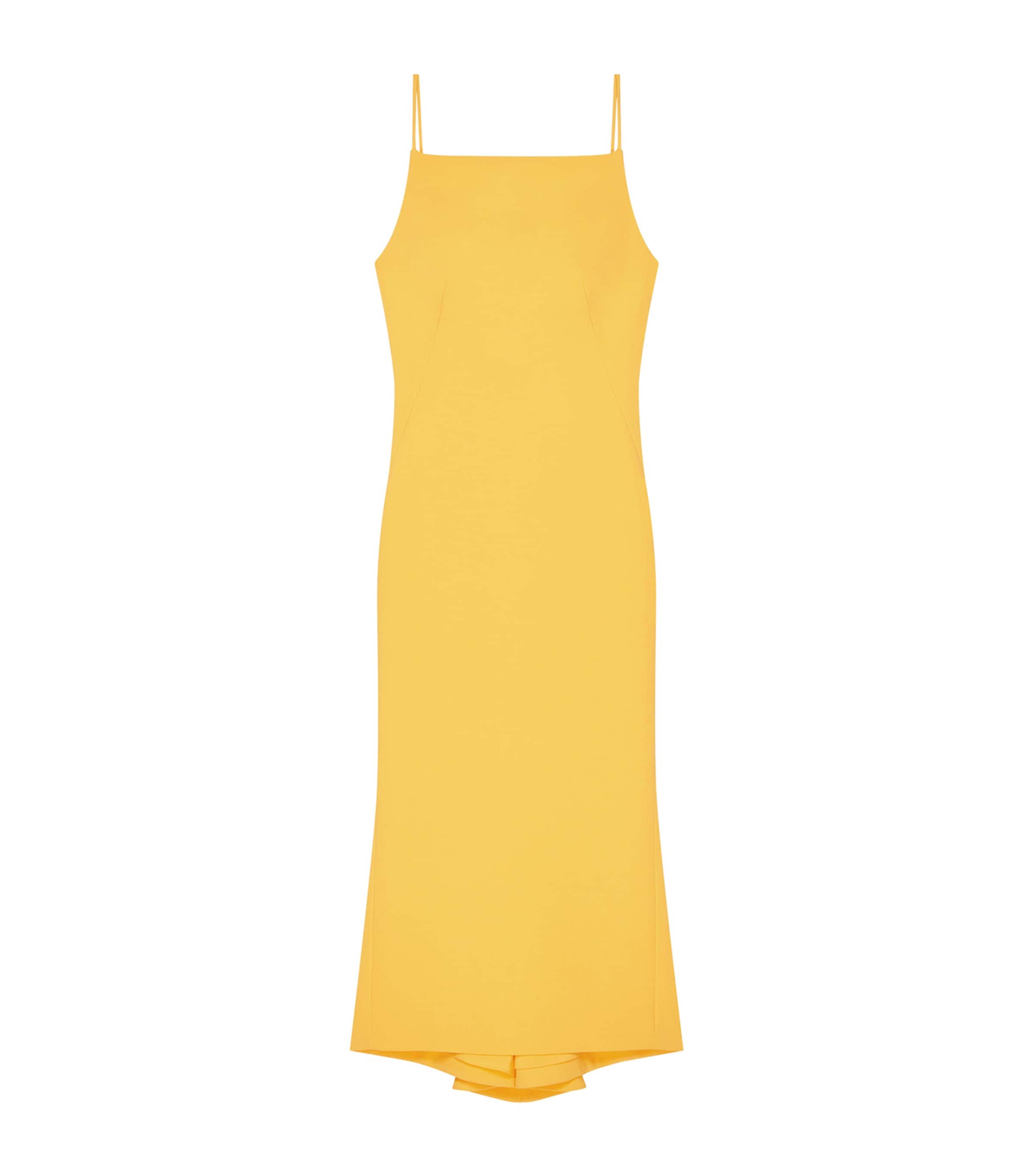 Givenchy Womens Sliced Kick-Back Midi Dress Image 1