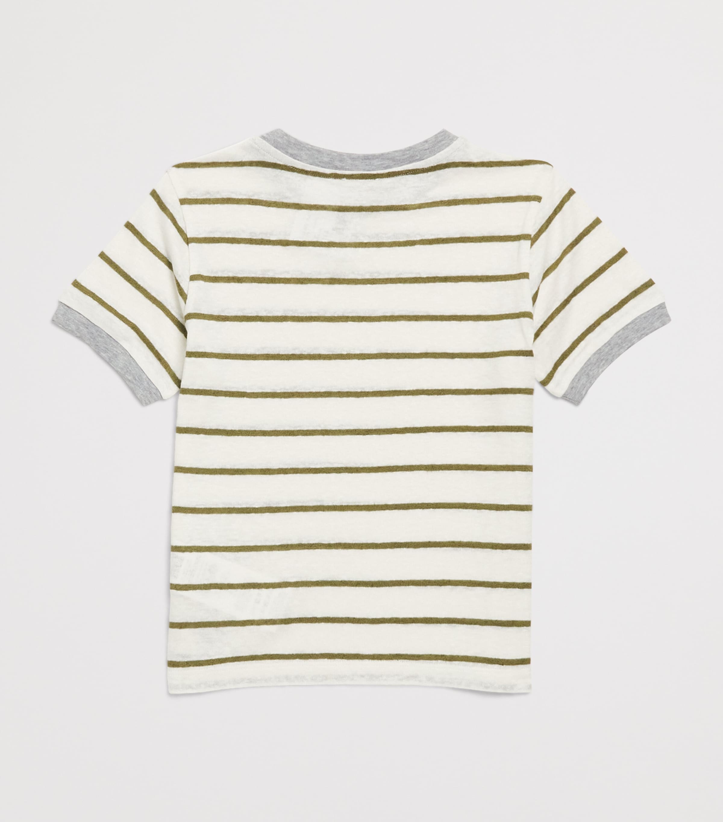 Cotton Stripe T-Shirt (2-16 Years) 100VE Image 2