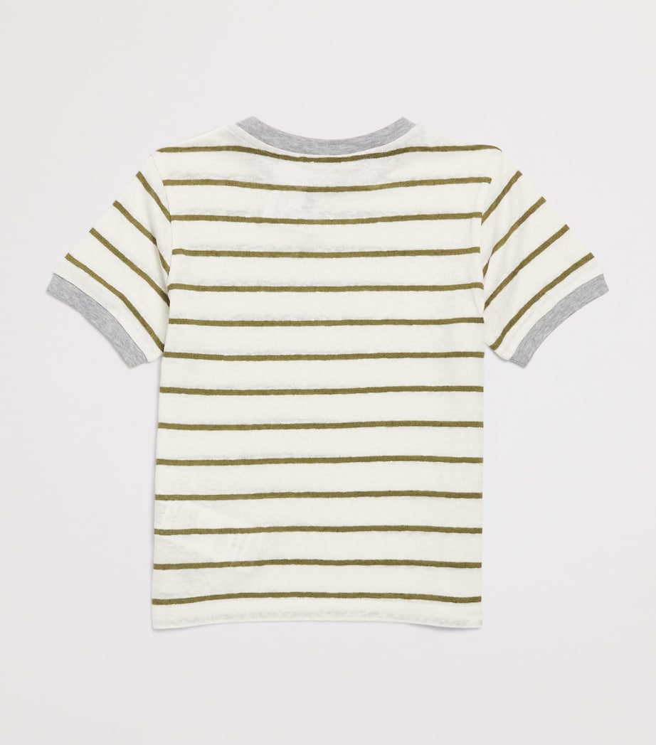 Cotton Stripe T-Shirt (2-16 Years) 100VE Image 2