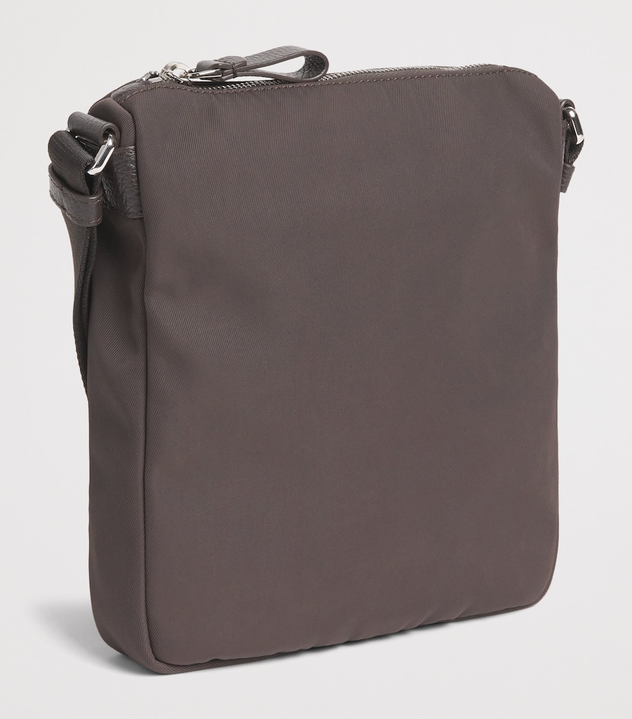 Leather-Trim Cross-Body Bag U6031 Image 3