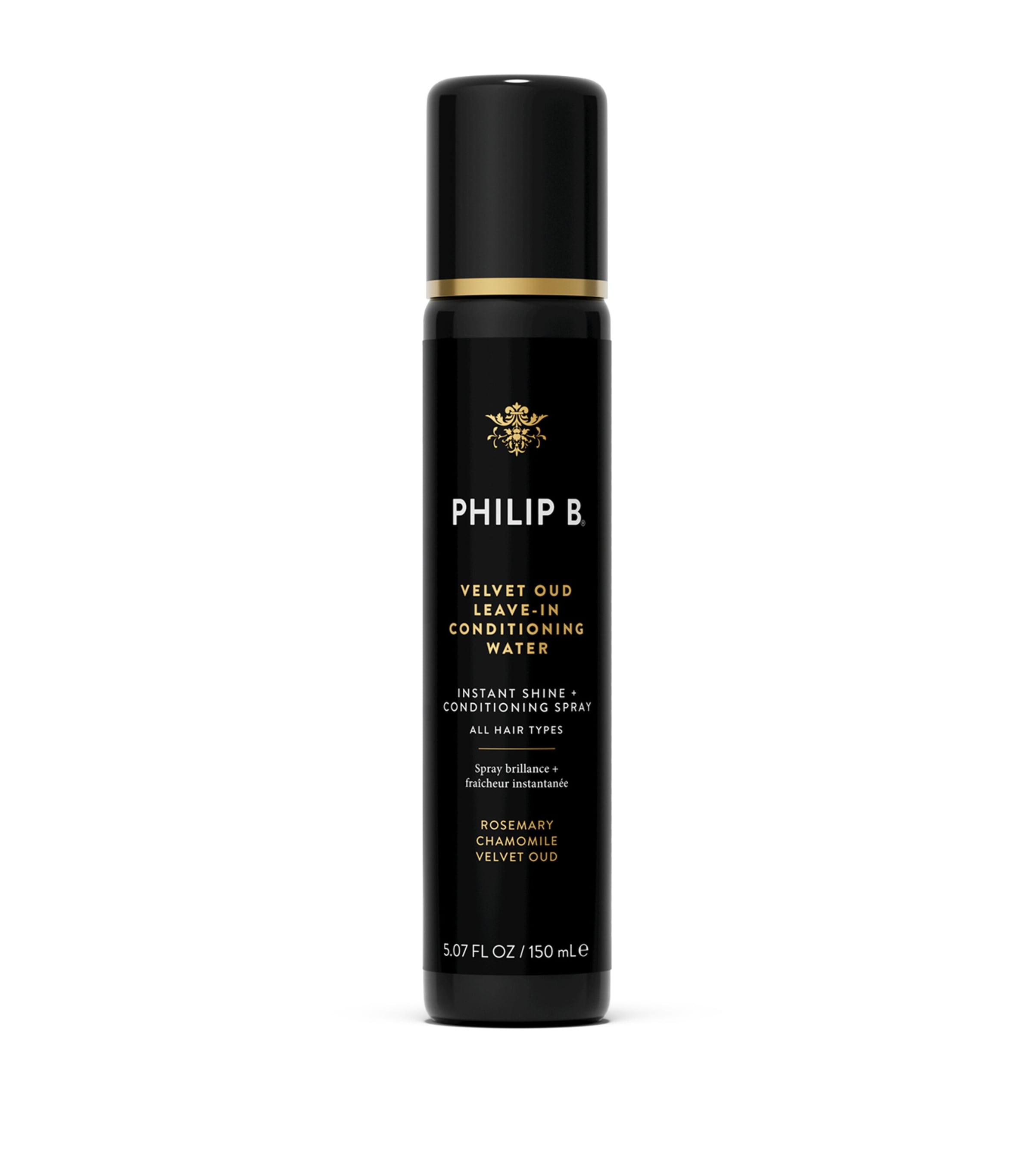 Philip B Velvet Oud Leave-In Conditioning Water (150ml) | Haircare | Conditioner | Hair Perfume & Mists