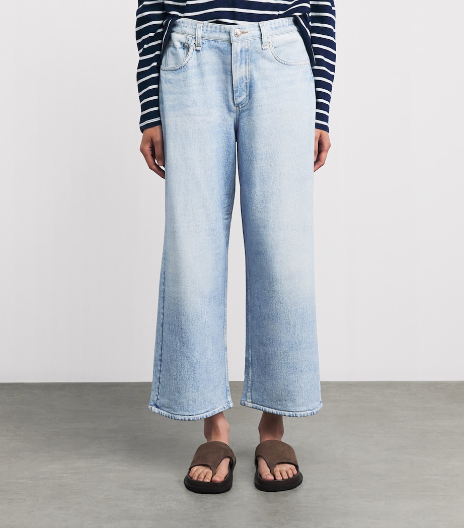 Rag & Bone Womens Miramar Sofie Wide-Leg Jeans Aria Image 4