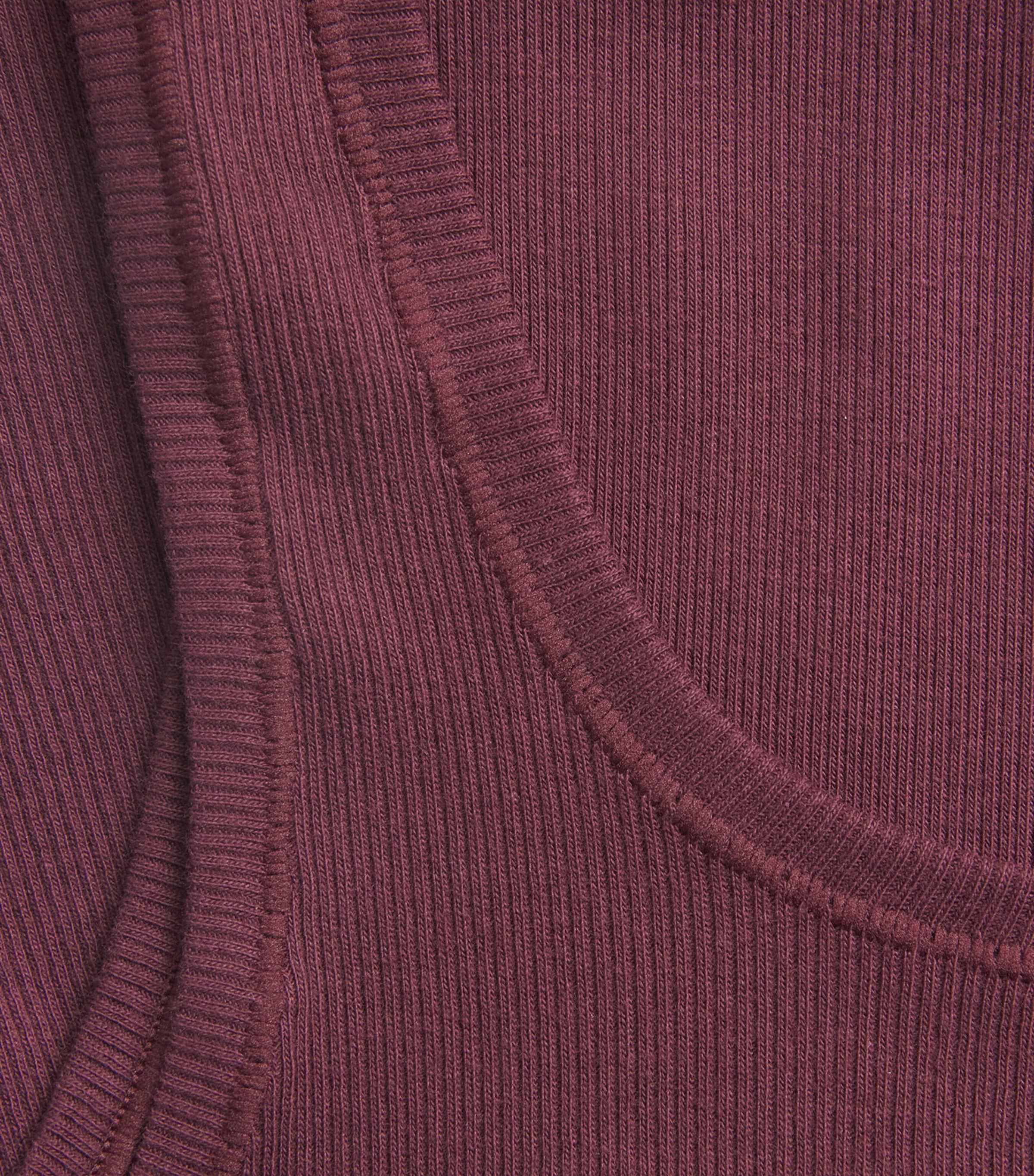 Skims Womens Cotton Ribbed Cropped Tank Top Currant Image 6