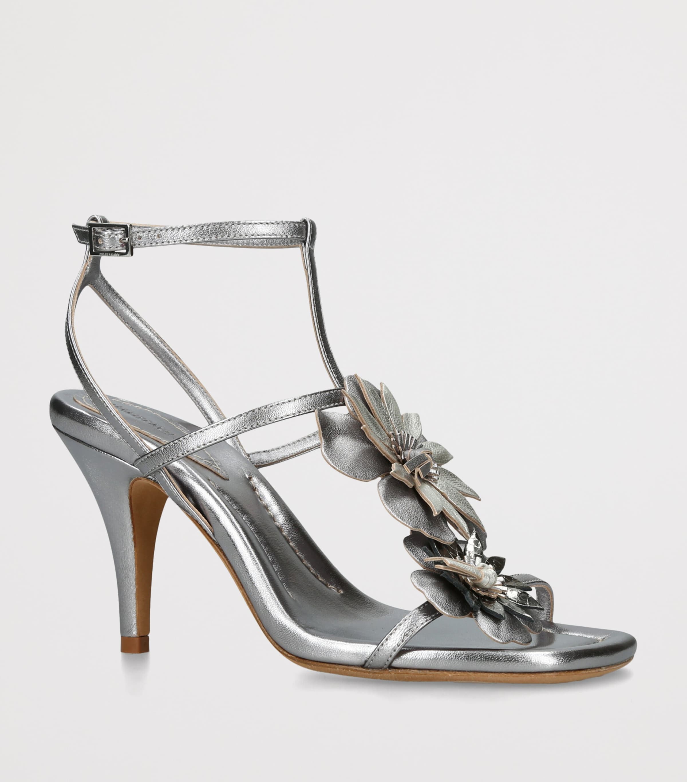 Zimmermann Metallic Belara Sandals 85 Silver Image 2