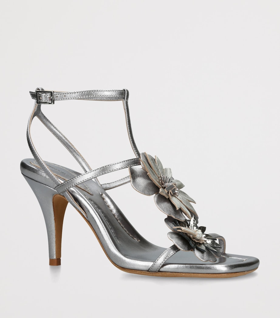 Zimmermann Metallic Belara Sandals 85 Silver Image 2