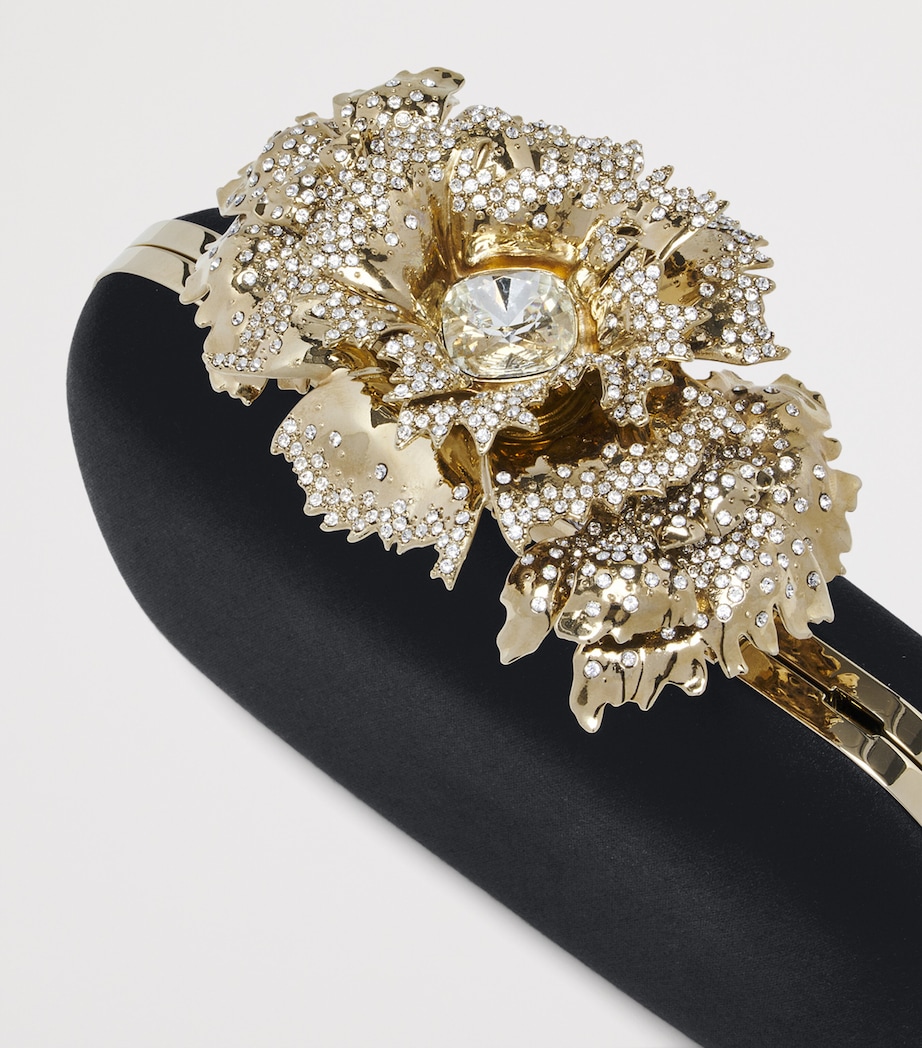Silk Carnation Knuckle Clutch Bag 1000 Image 4