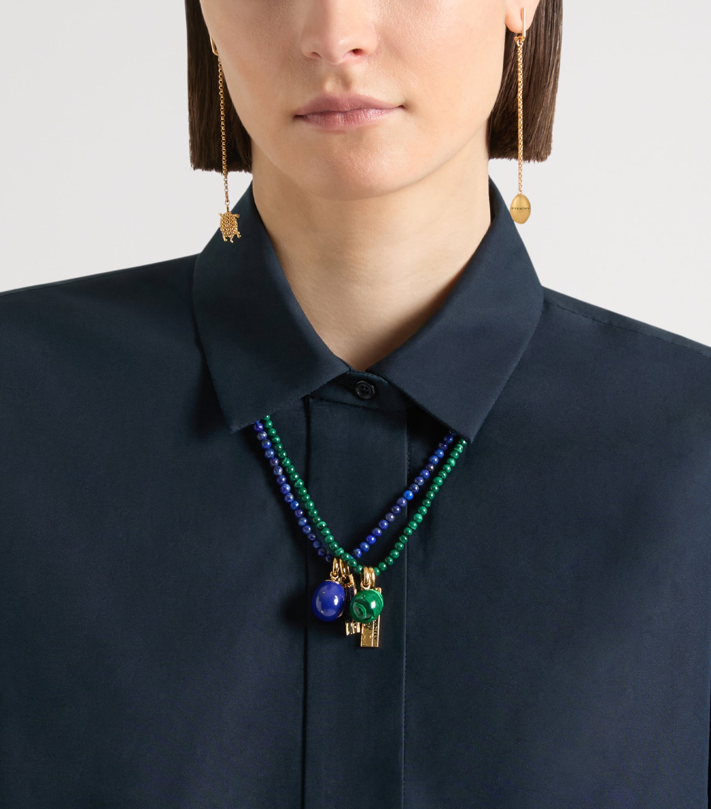 Givenchy Malachite Givenchy Tape Necklace Image 2