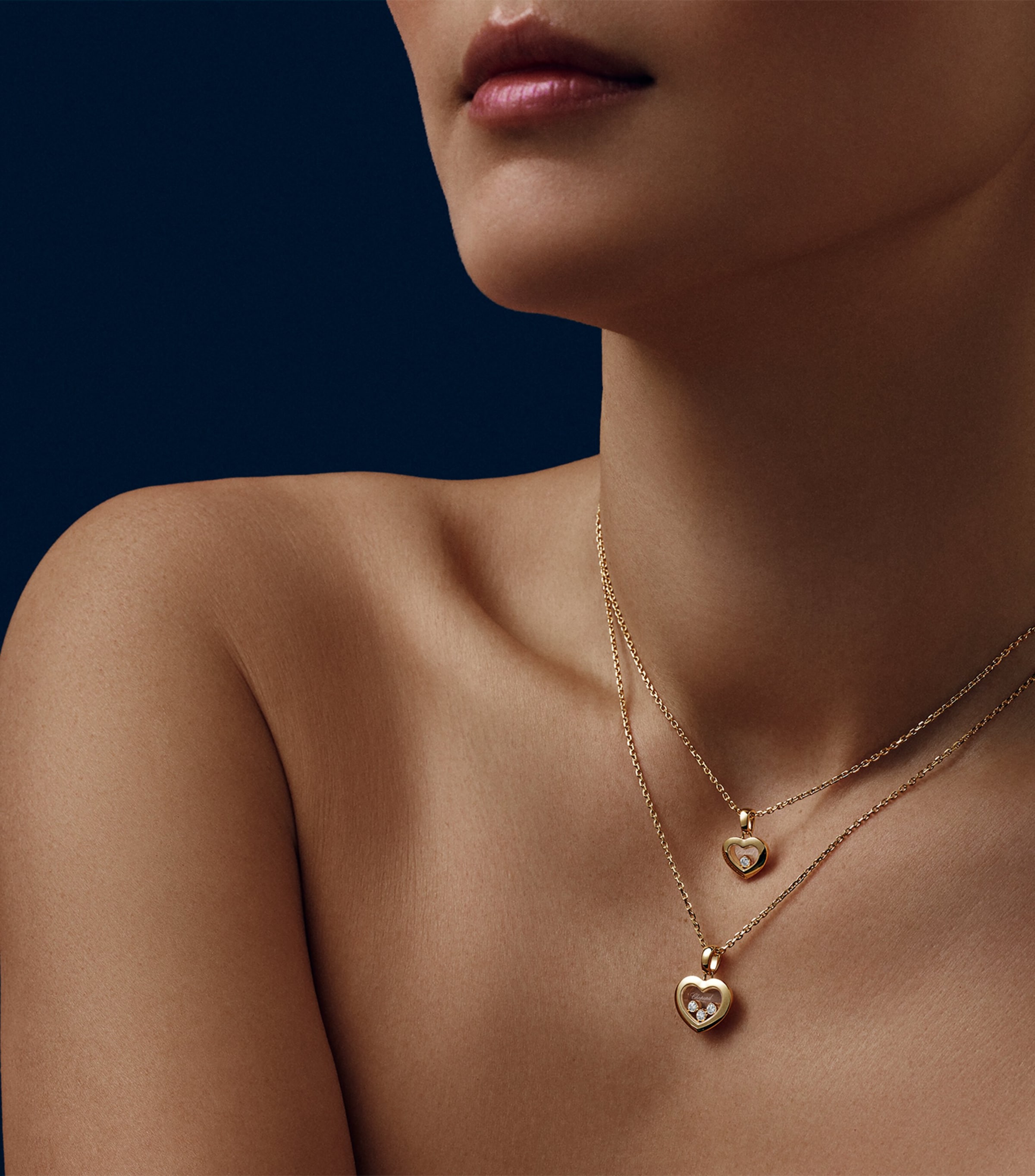 Yellow Gold and Diamond Happy Diamonds Icons Pendant Necklace 18K YELLOW GOLD Image 5