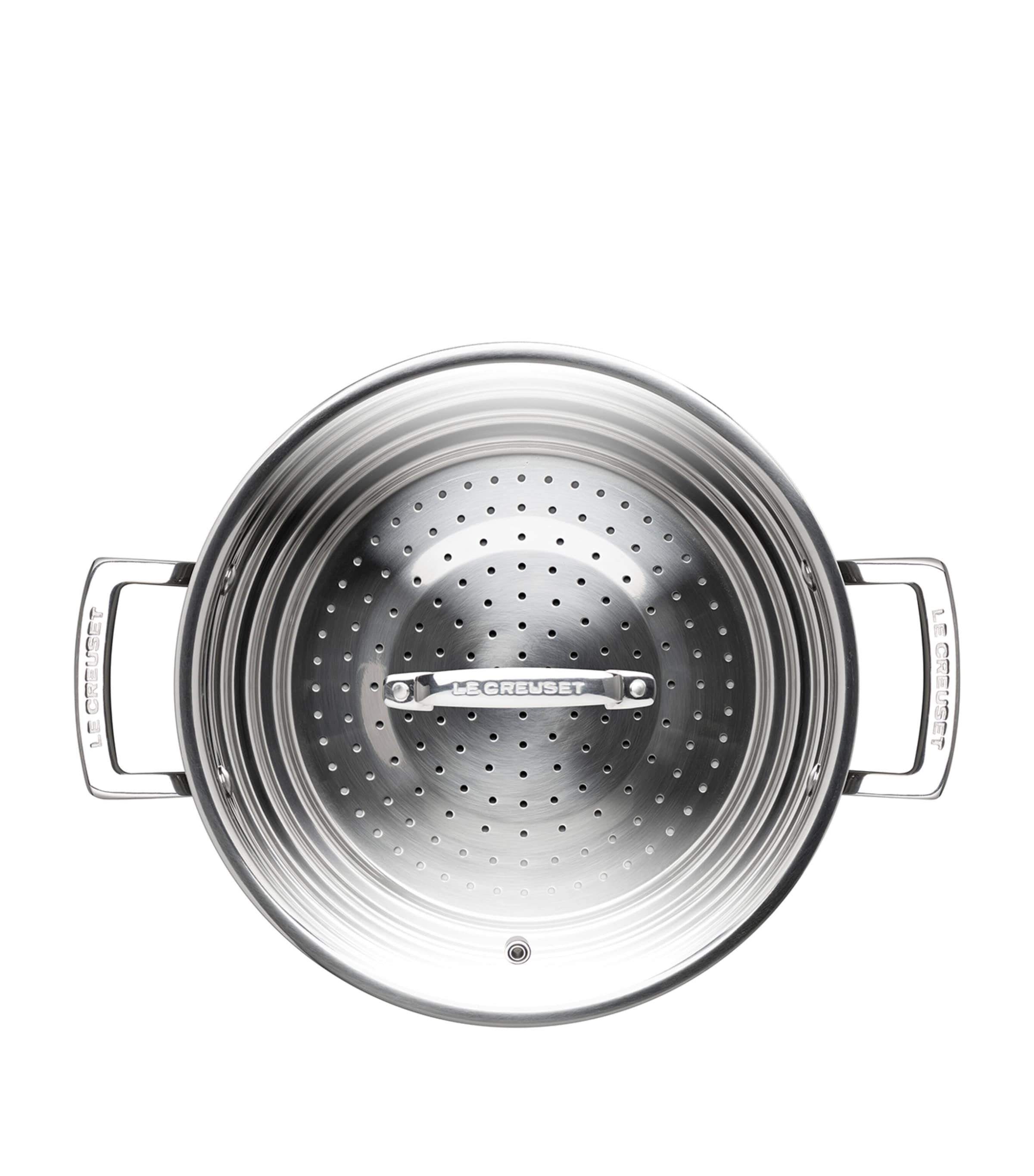 3-Ply Stainless Steel Sauté Multi-Steamer with Glass Lid (24cm) STAINLESS STEEL Image 2
