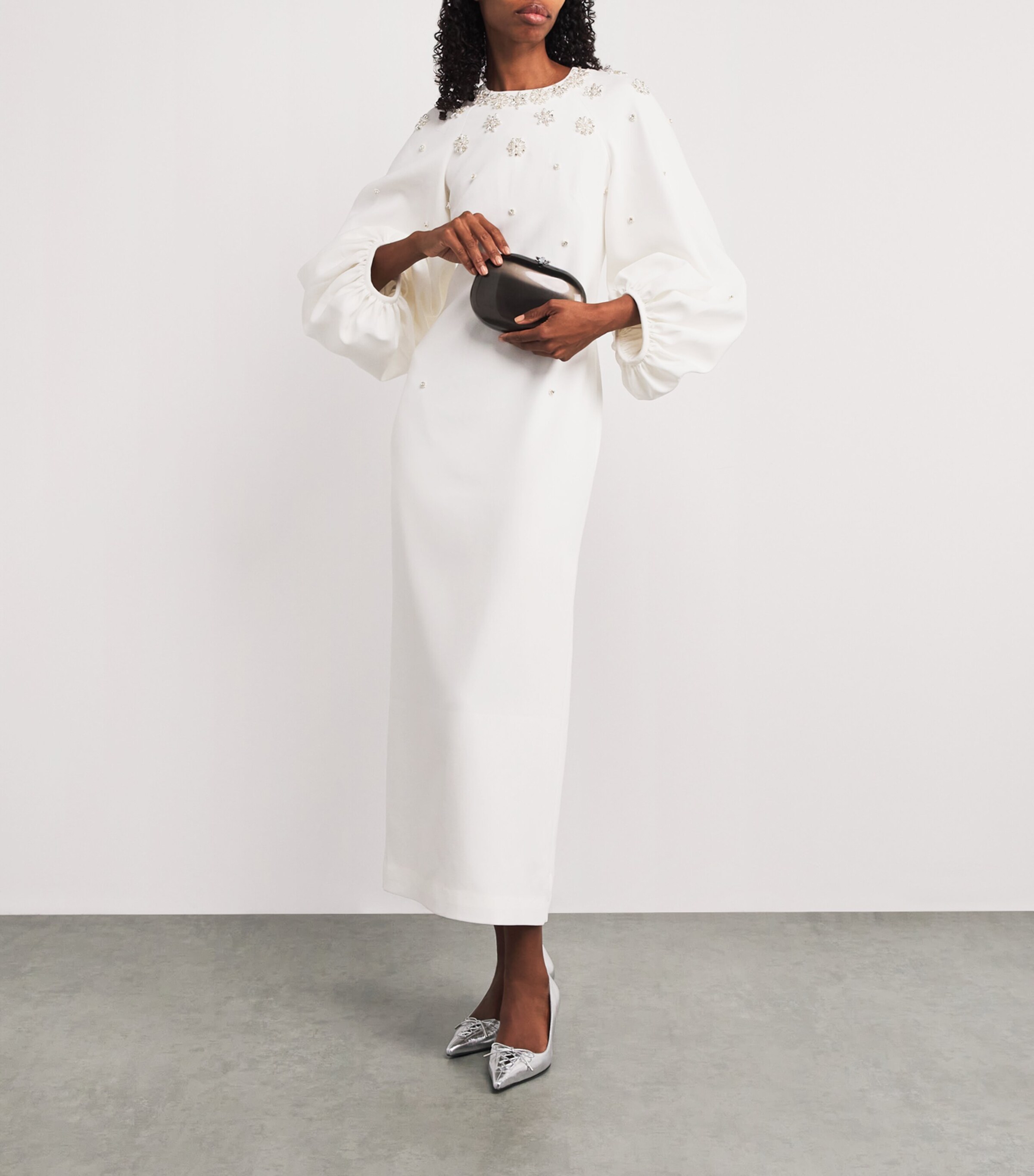 Crystal Sondra Maxi Dress WHITE Image 2