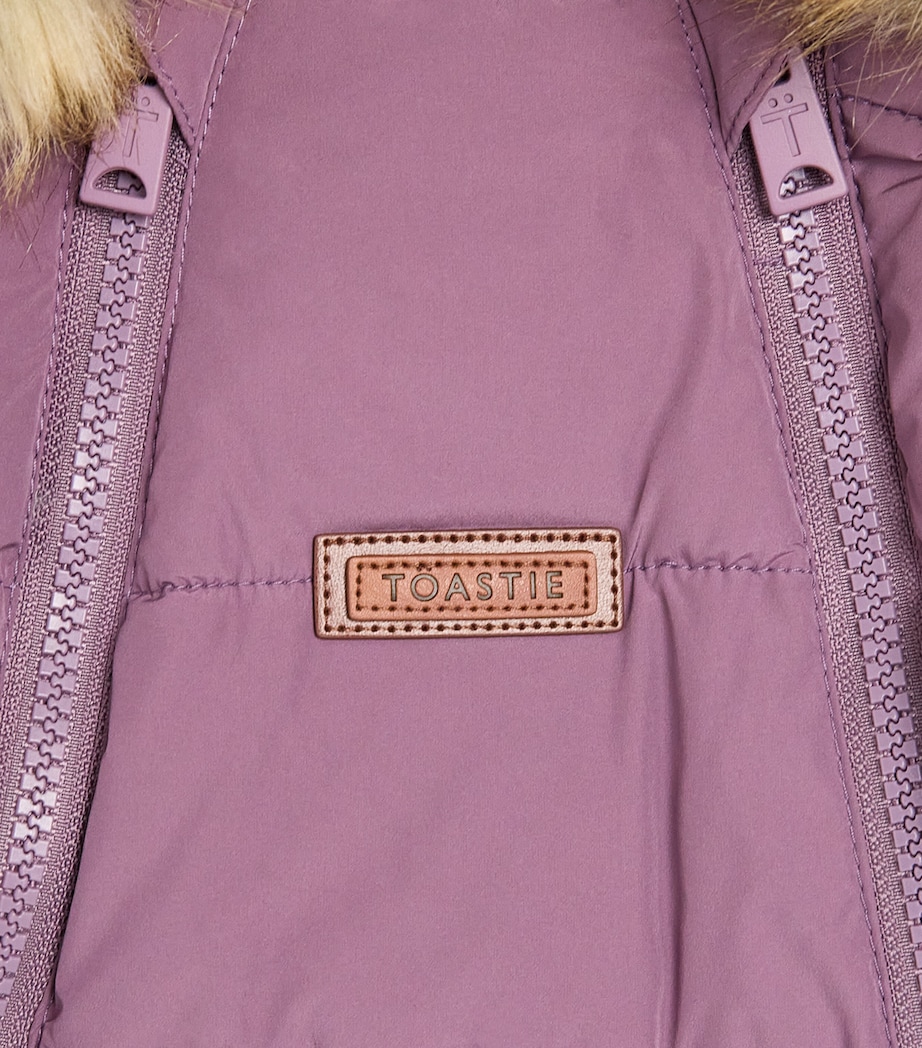 Faux Fur-Trimmed Cloud Ski Suit (0-36 Months) MAUVE Image 3