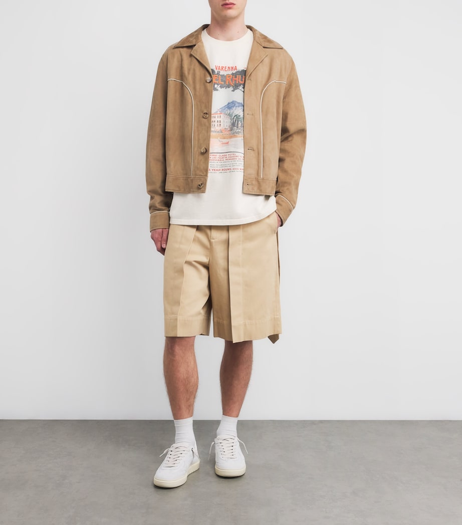 x Harrods Cotton Hotel Rhude T-Shirt VTG WHITE 0241 Image 2