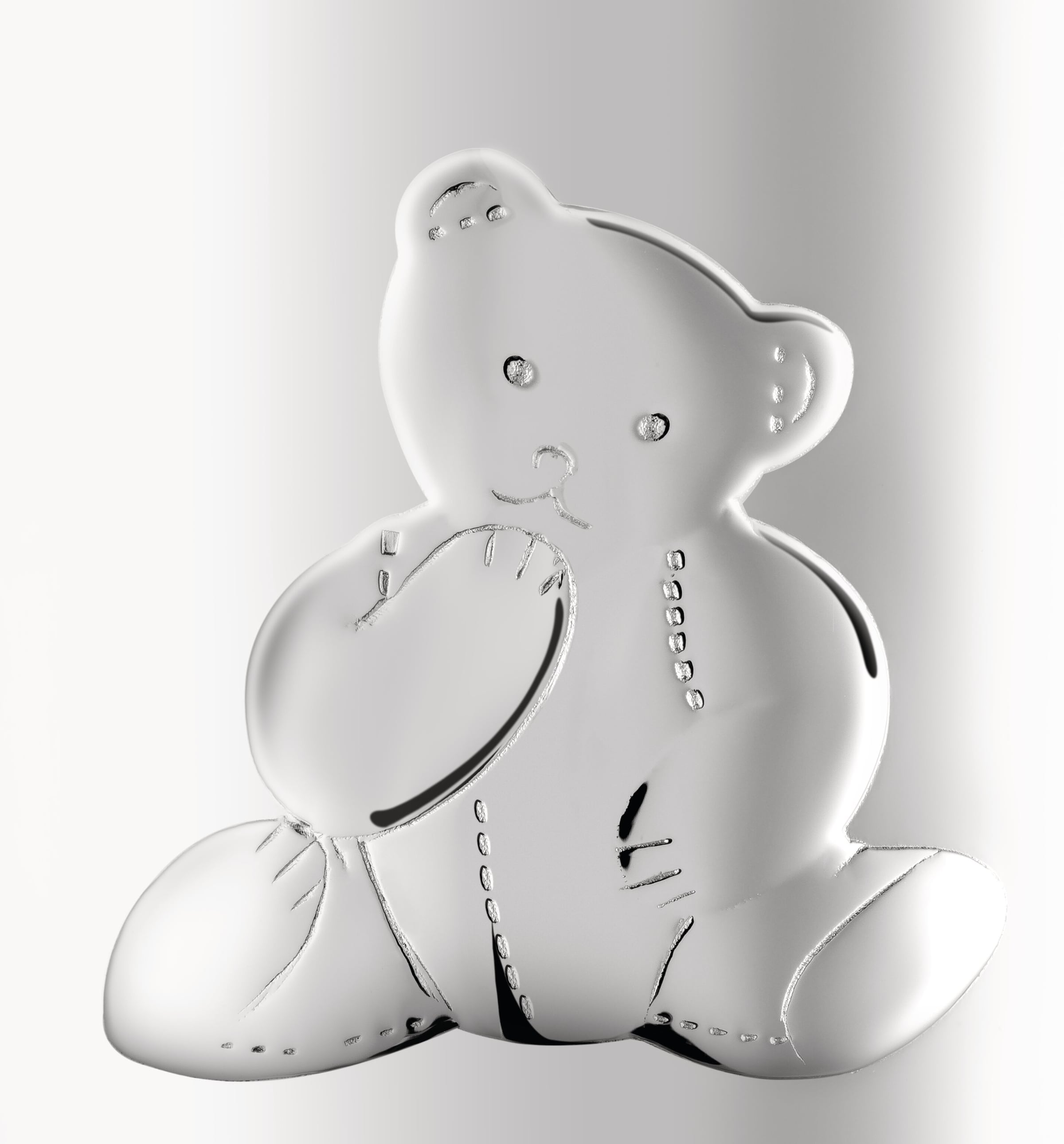 Silver-Plated Charlie Bear Baby Cup SILVER Image 3