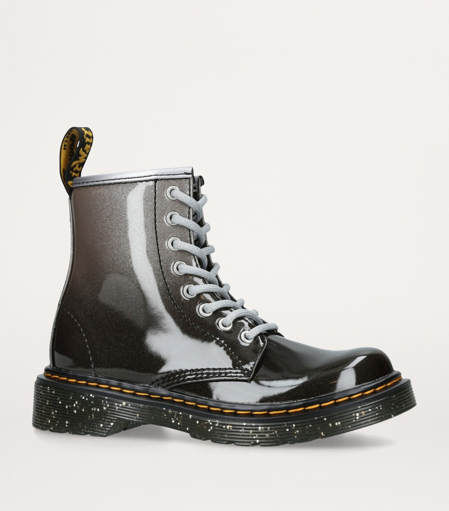 Dr. Martens Glittered 1460 Ankle Boots Silver Com Image 3