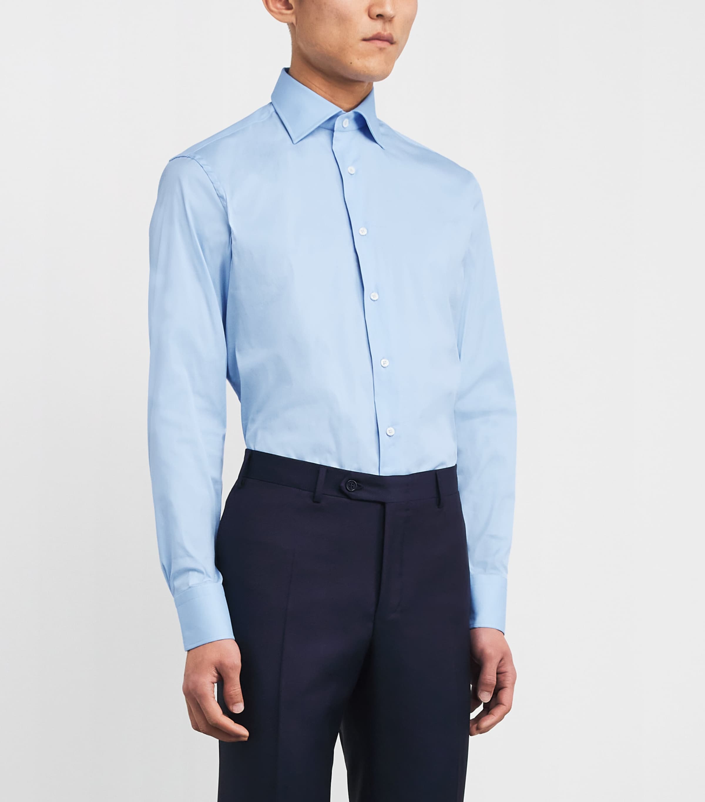 Cotton-Blend Shirt 401 Image 3