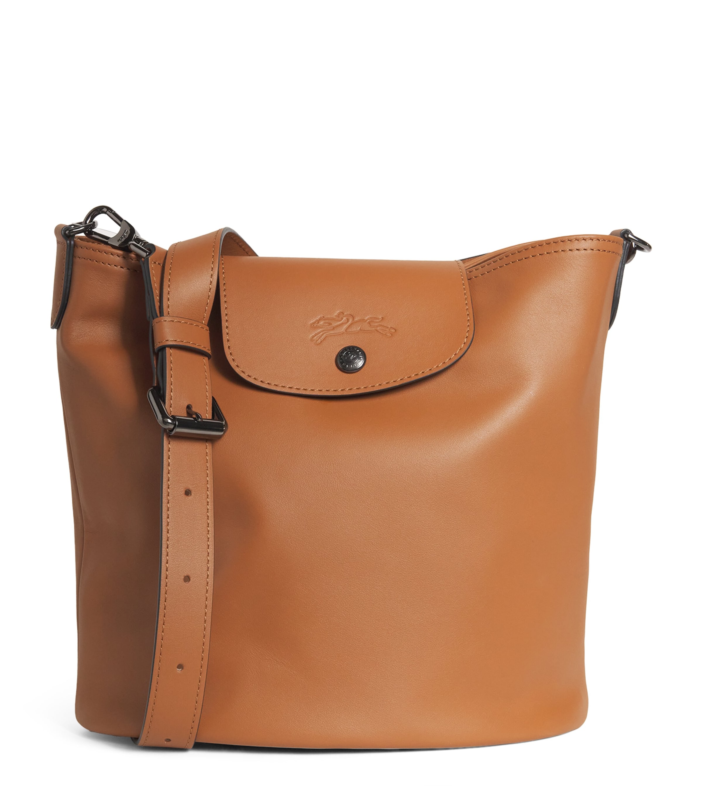 Longchamp Leather Le Pliage Xtra Cross-Body Bag Cashew Image 1