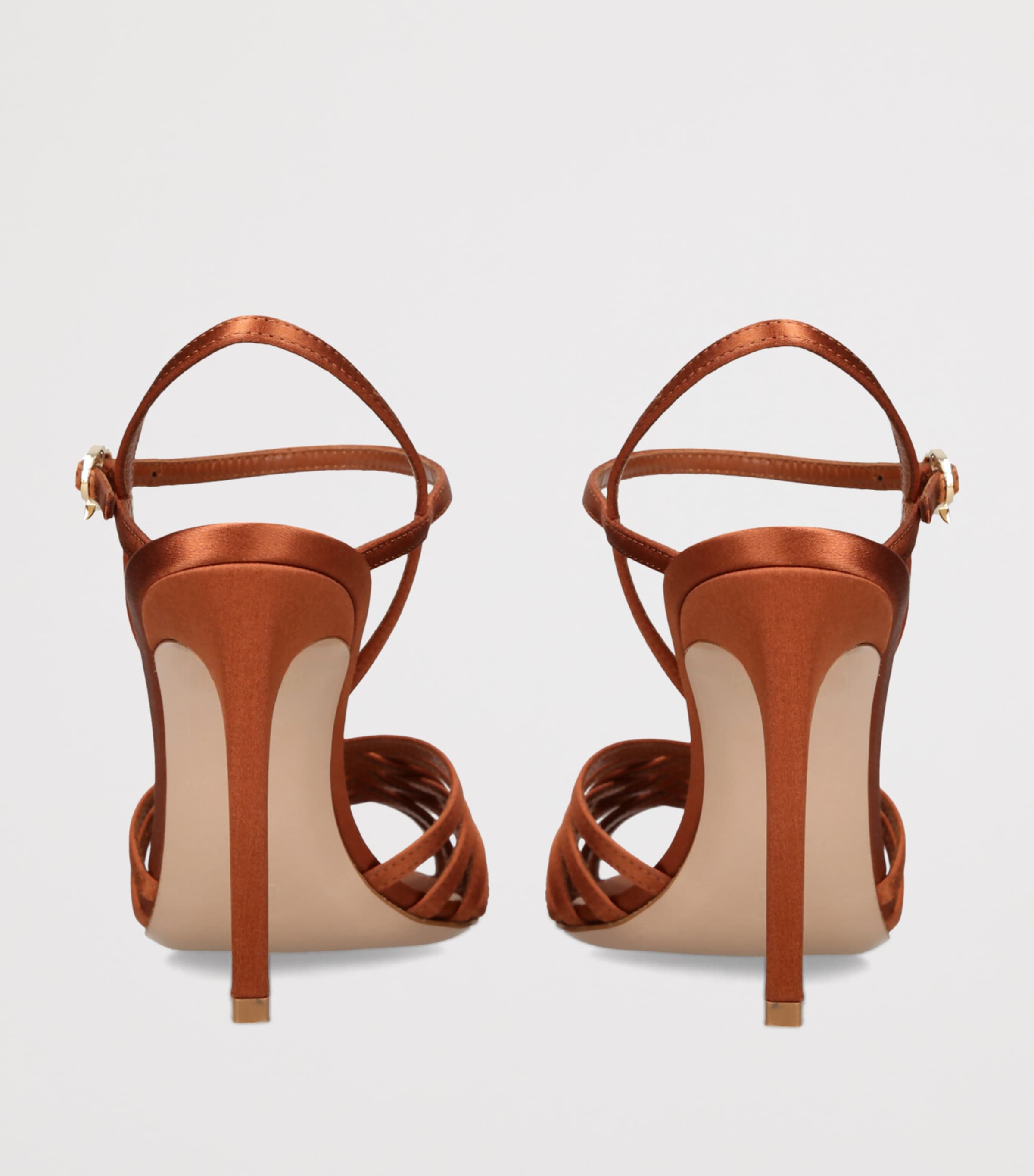 Gianvito Rossi Kerry Heeled Sandals 95 Tan Image 2