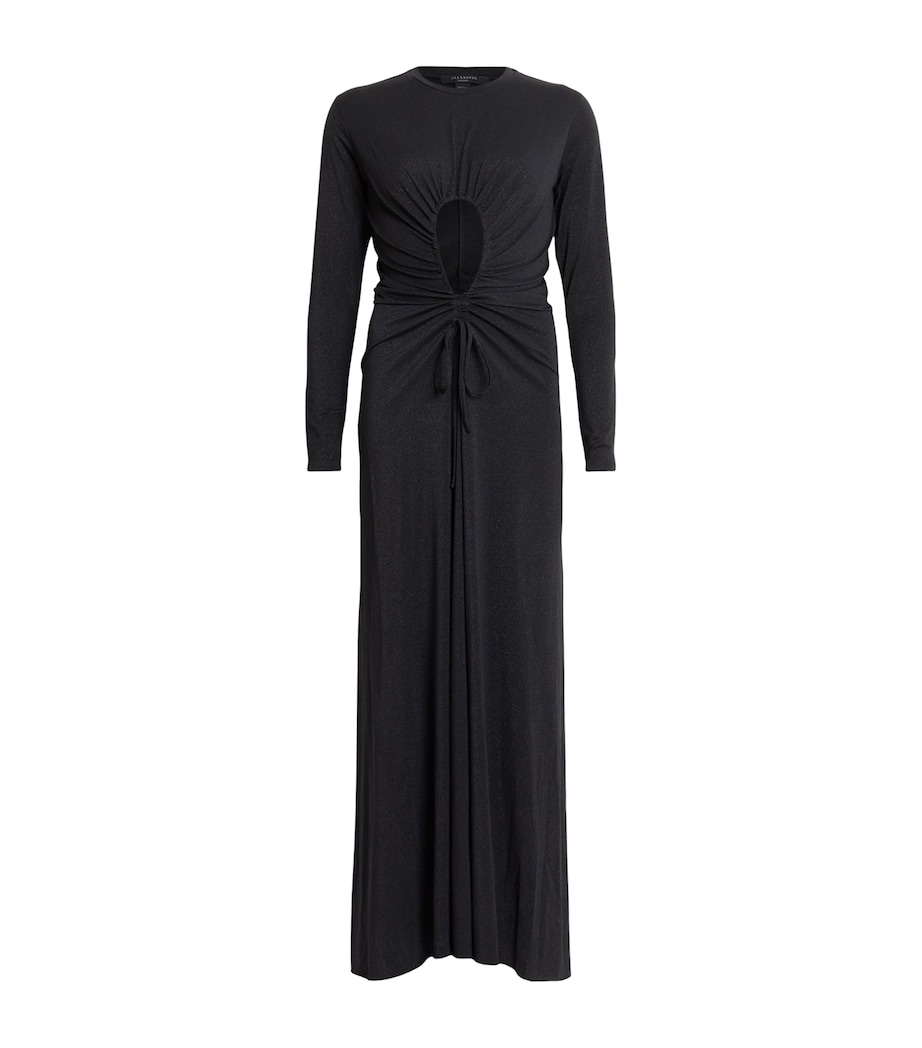 AllSaints Black Xylia Long-Sleeve Maxi Dress | Harrods TW AllSaints Black Xylia Long-Sleeve Maxi Dress | Harrods TW