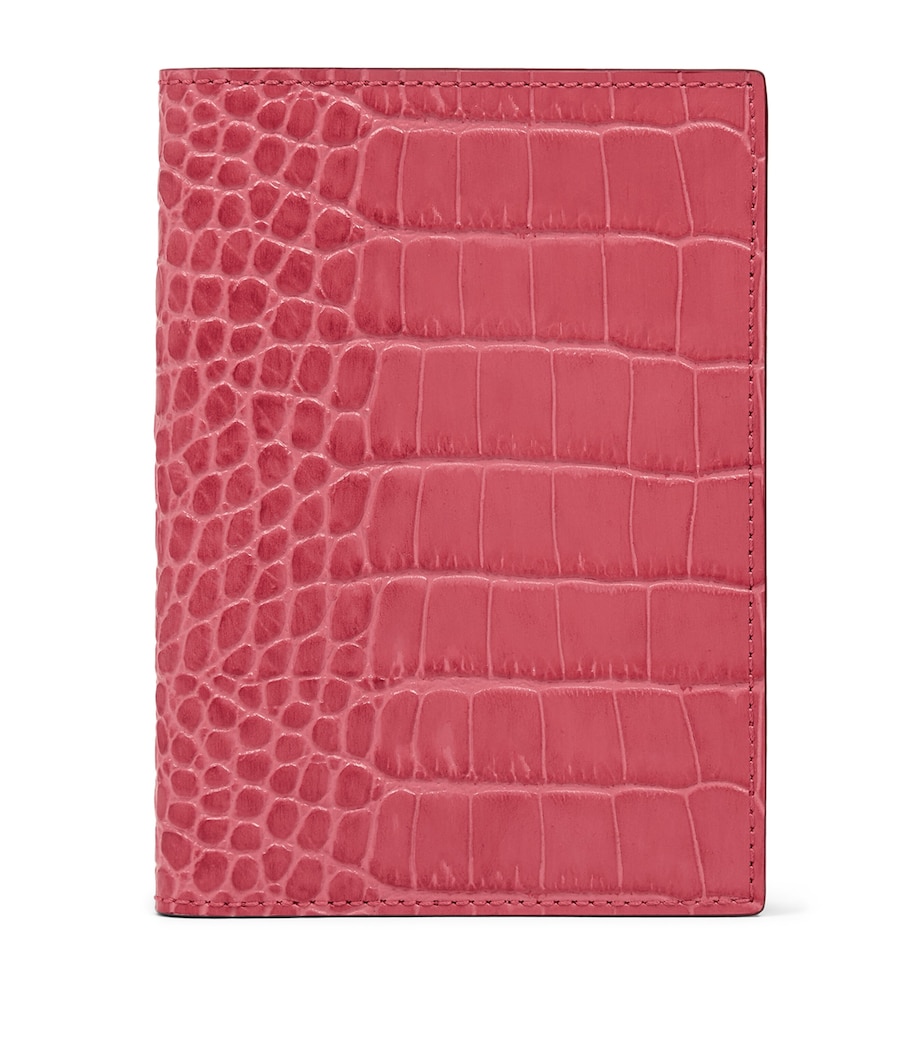Leather Mara Passport Cover RASPBERRY Image 1