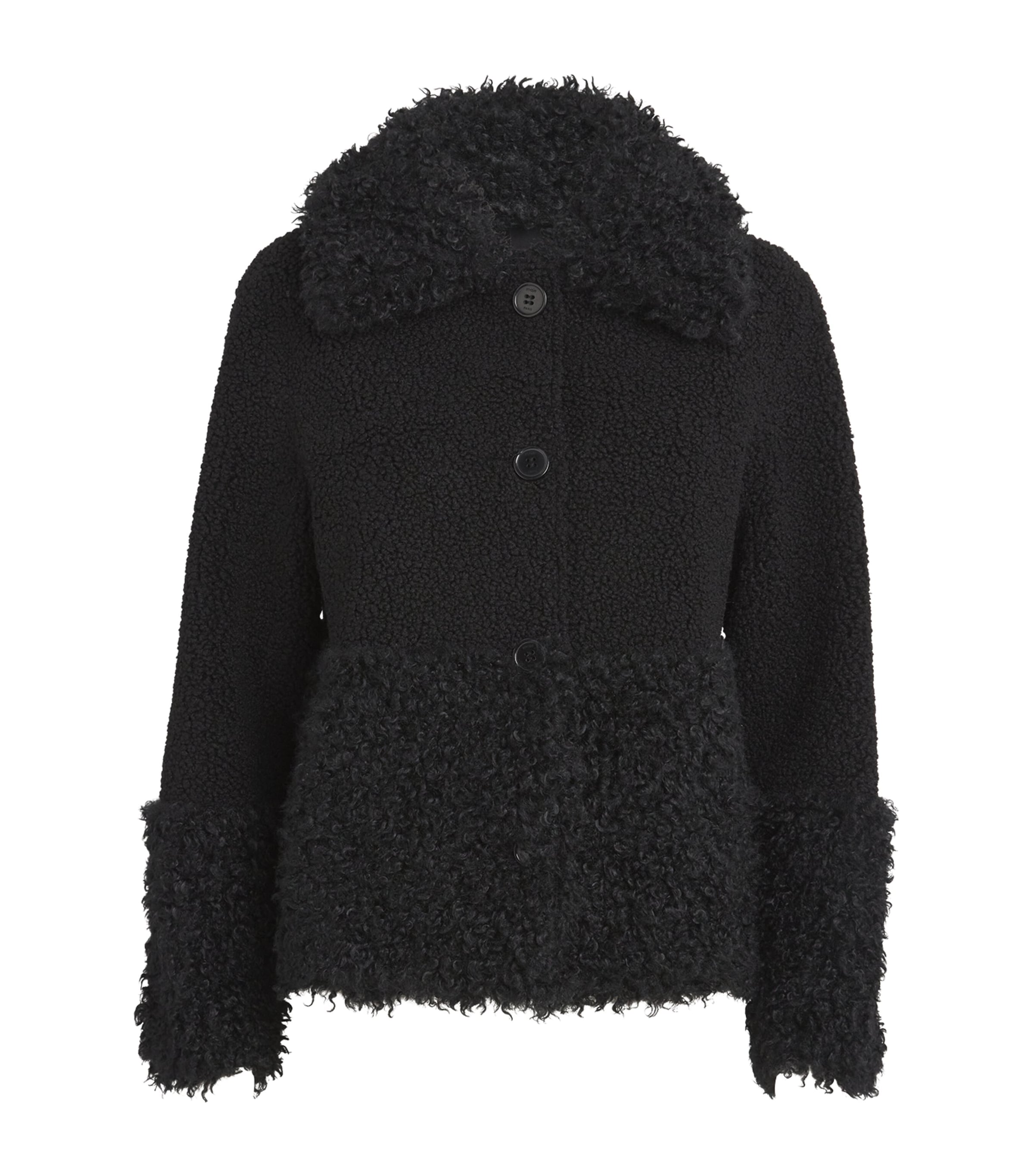 MAJE FAUX-SHEARLING JACKET 